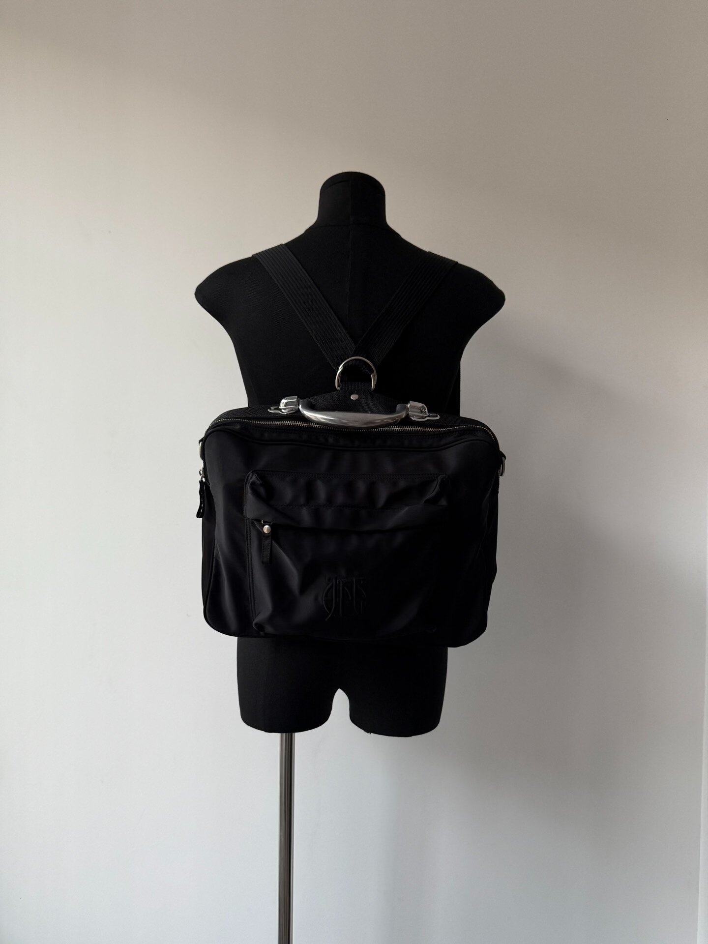 Jean Paul Gaultier 2way Cyberpunk Backpack — label