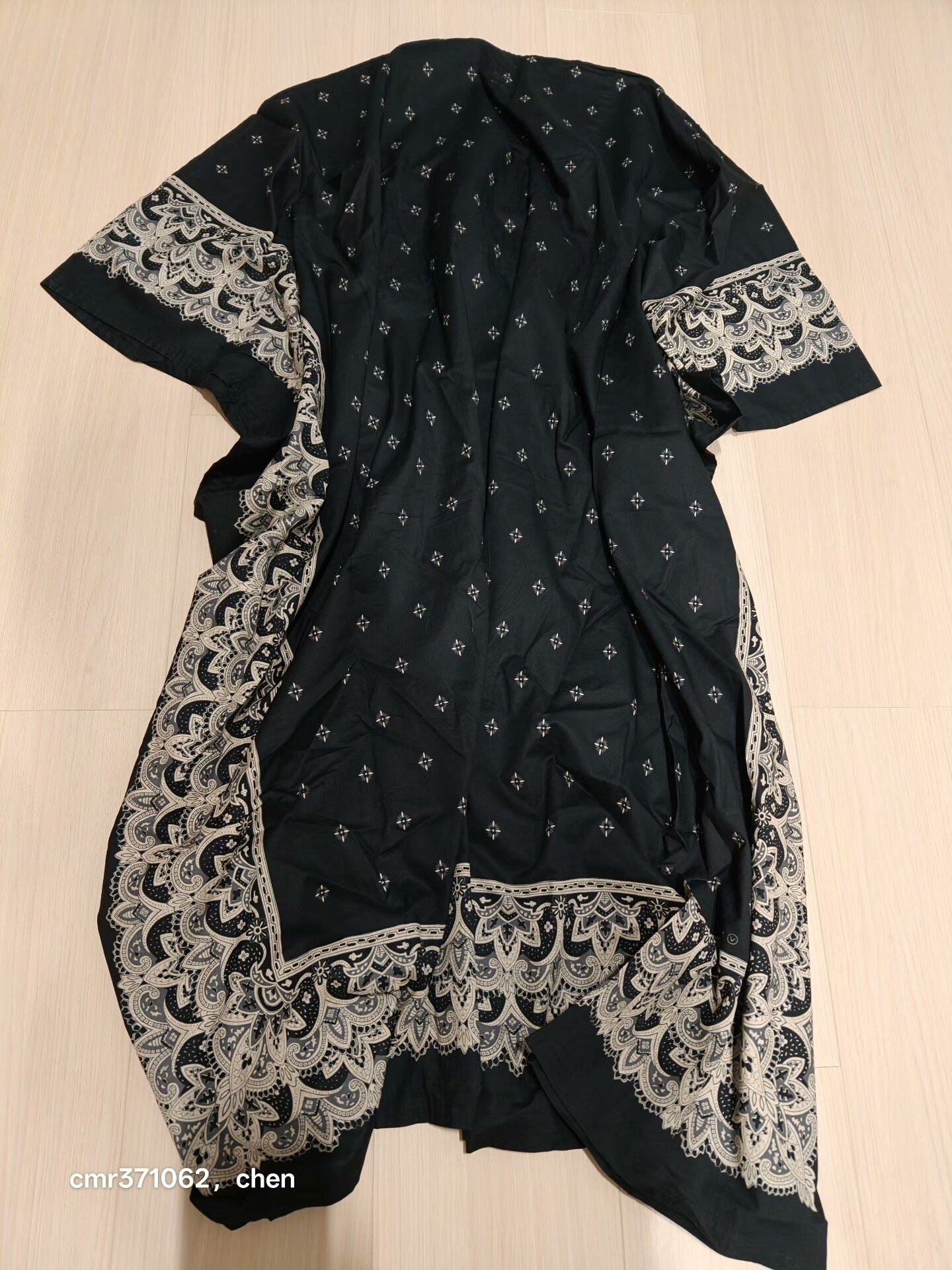 VISVIM 18SS WMV KAFTAN DRESS — label