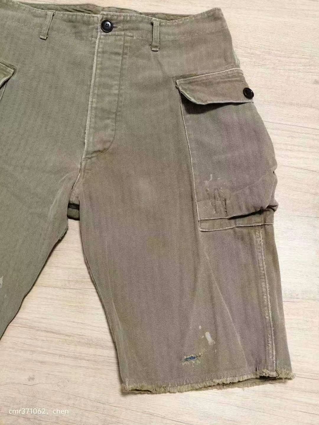 visvim 19AW Veterans Shorts Crash — detail