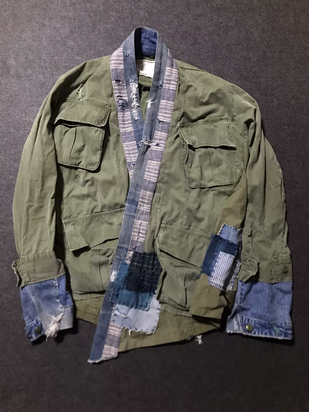 Greg Lauren Deconstructed Kimono Jacket