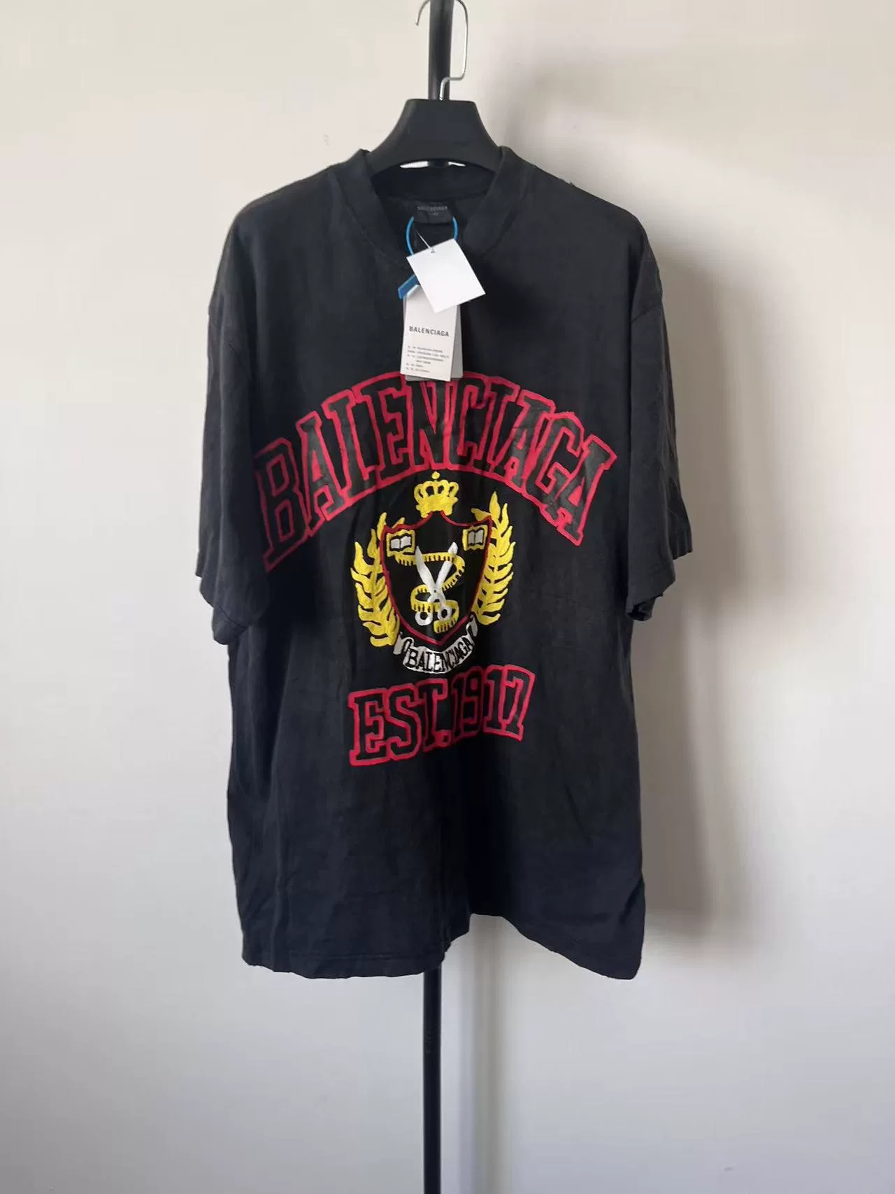 Balenciaga Logo Print Short-Sleeve T-Shirt