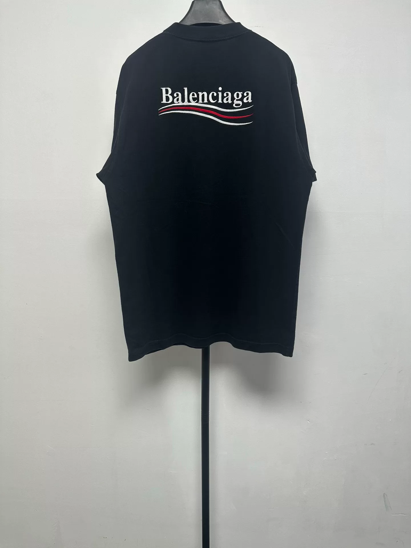 Balenciaga Logo Slim Fit Crew Neck T-Shirt — front