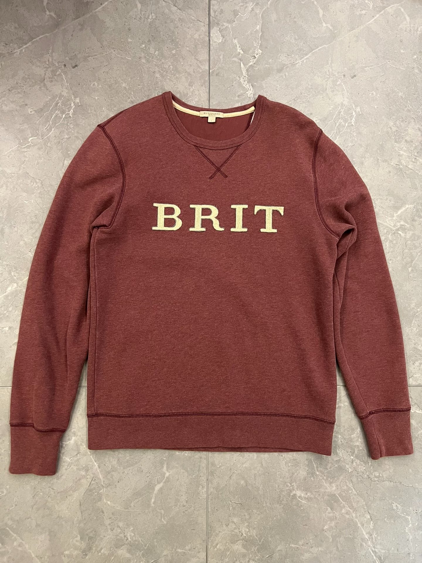 Burberry Brit Men's Maroon Sweatshirt