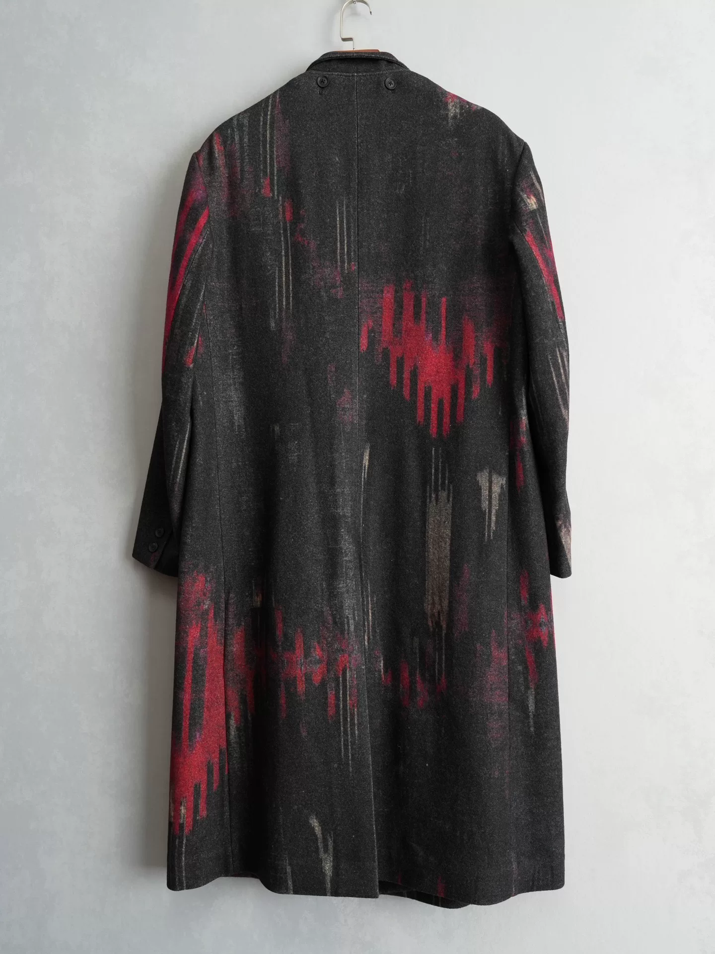 Yohji Yamamoto 23AW Detachable Collar Coat — label