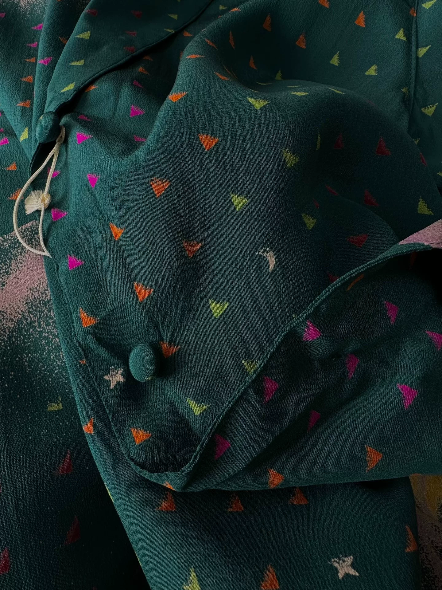 Issey Miyake 1976 Tadanori Yokoo Silk Coat — back
