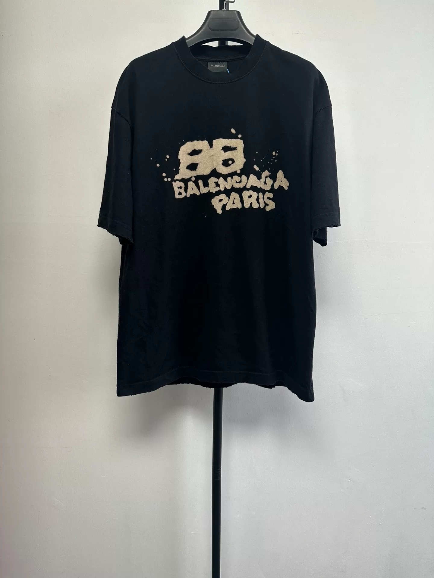 Balenciaga 88 Paris Print Short-Sleeve T-Shirt