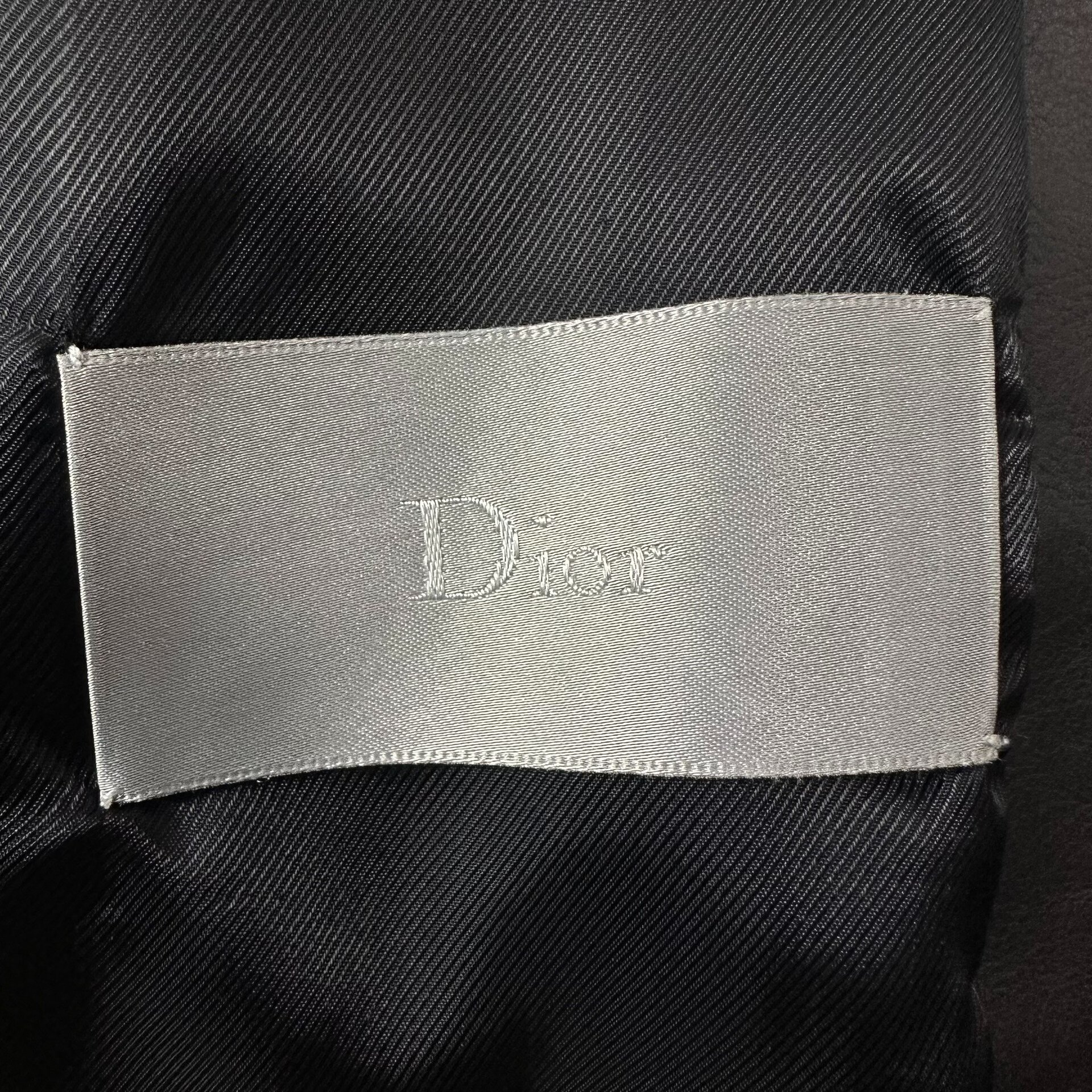 Dior Homme Collaboration Aviator Leather Jacket — back