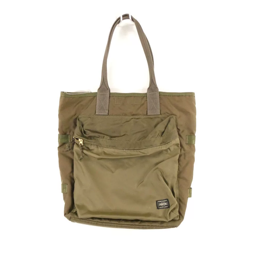 PORTER Force Olive Green Vertical Tote
