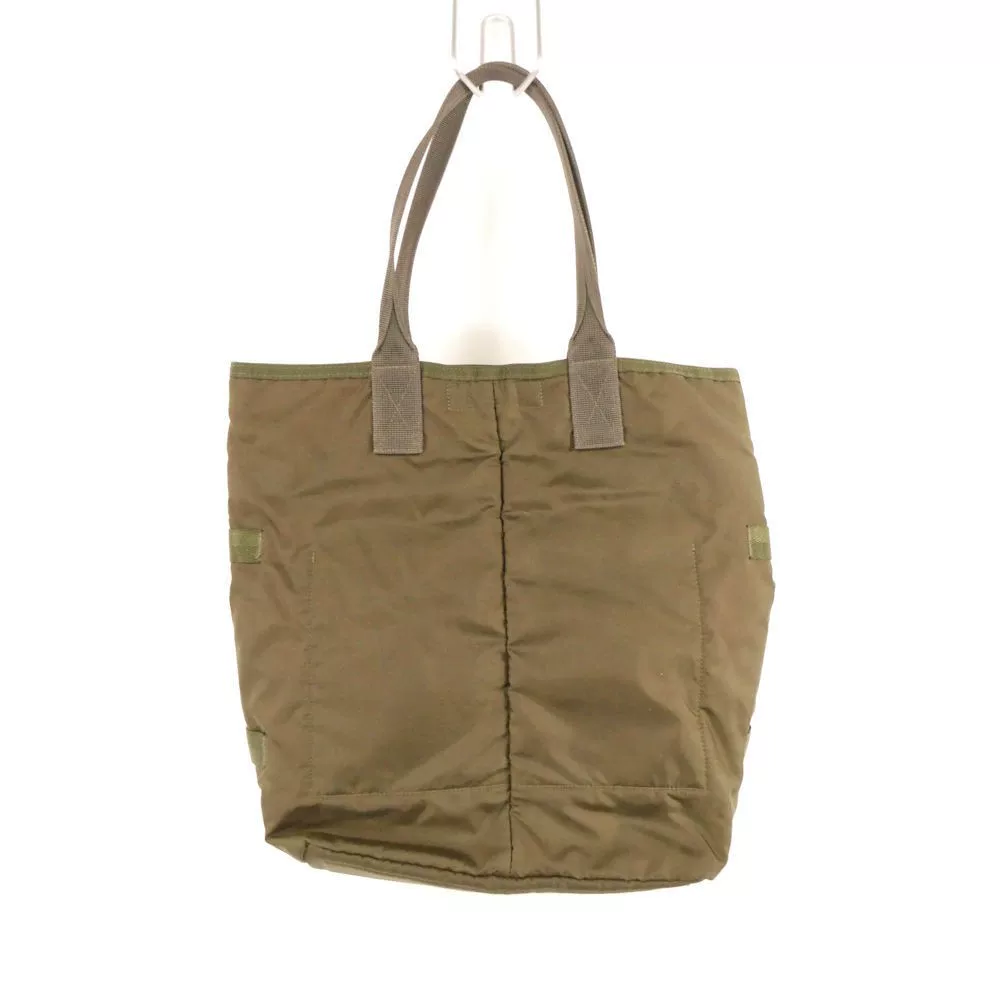PORTER Force Olive Green Vertical Tote — front