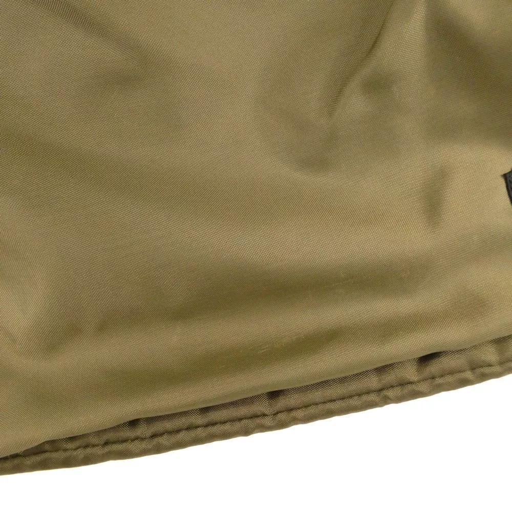 PORTER Force Olive Green Vertical Tote — label