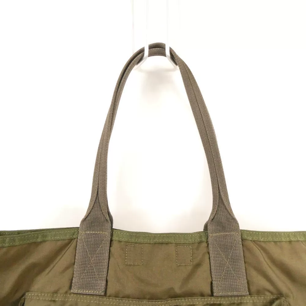 PORTER Force Olive Green Vertical Tote — detail
