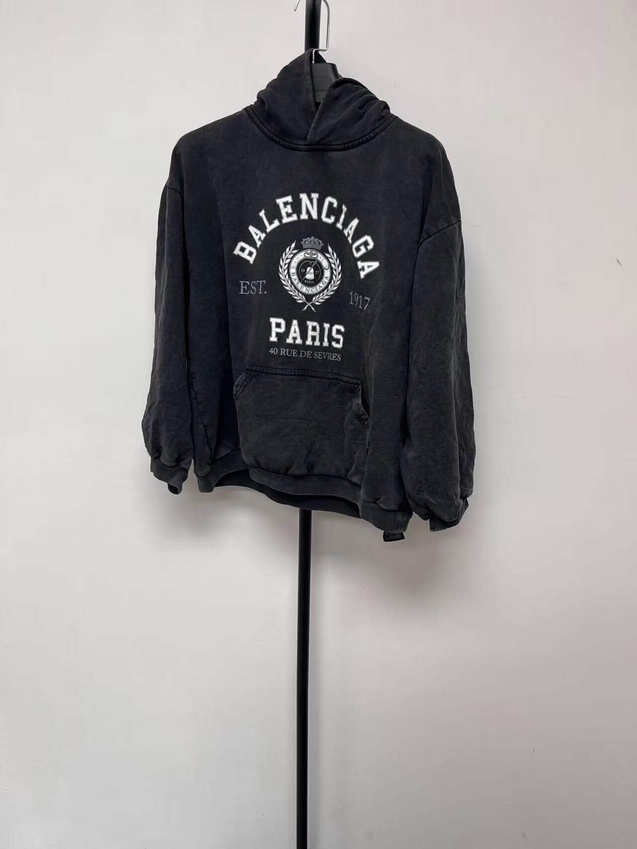 Balenciaga Wheat Ear Logo Hoodie