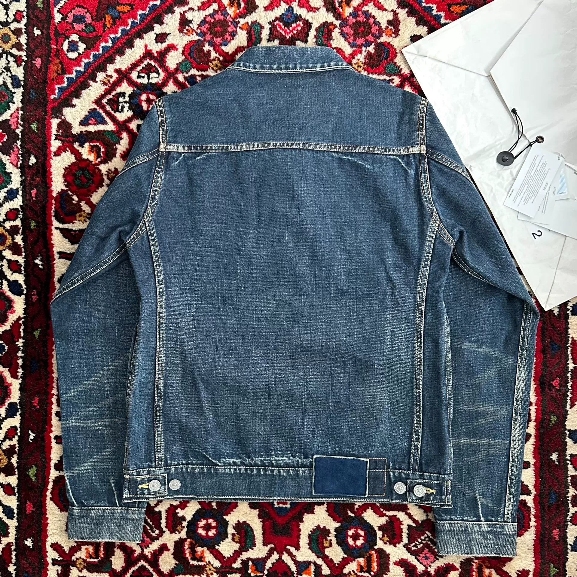 VISVIM 18AW 101 JKT SPOT Denim Jacket — front