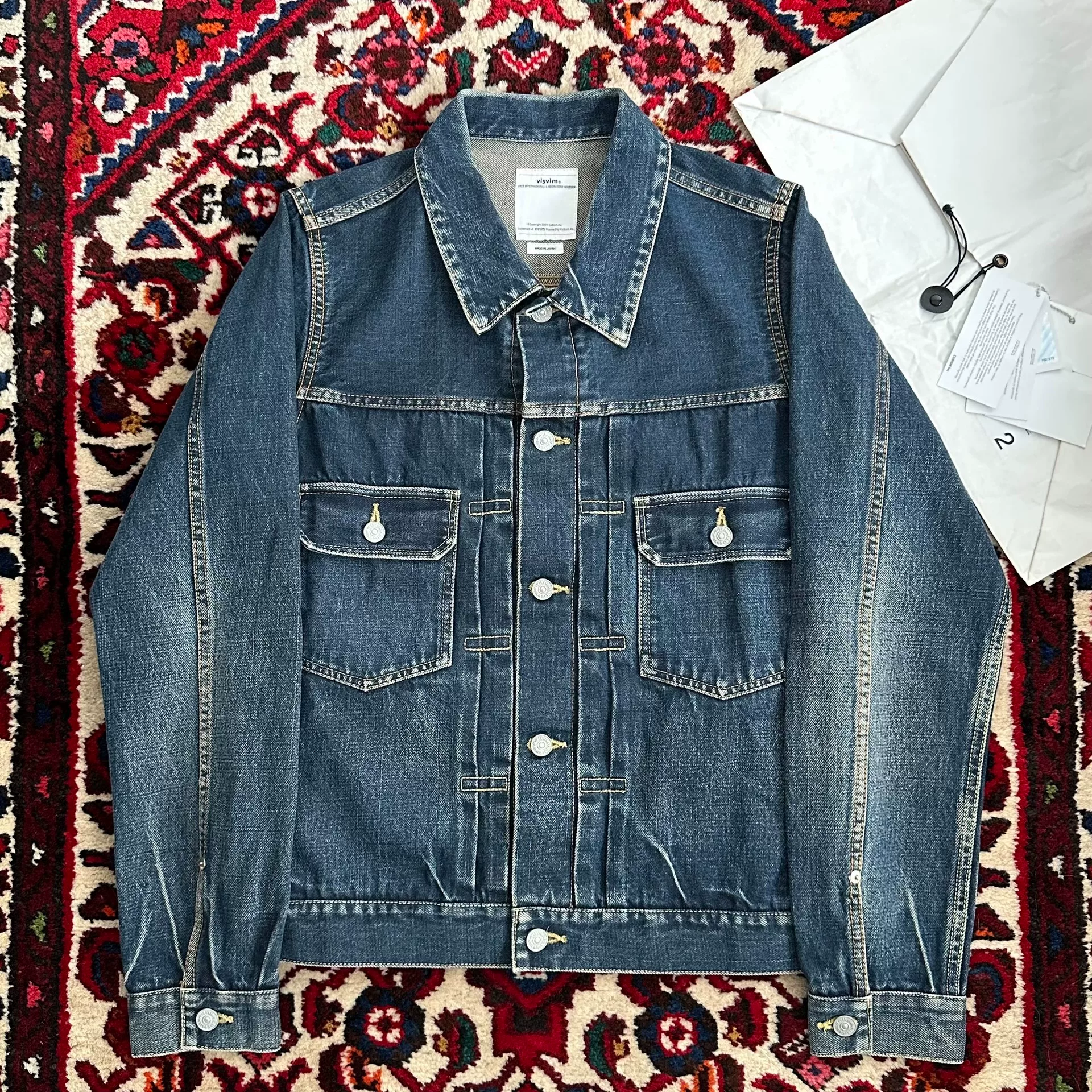 VISVIM 18AW 101 JKT SPOT Denim Jacket