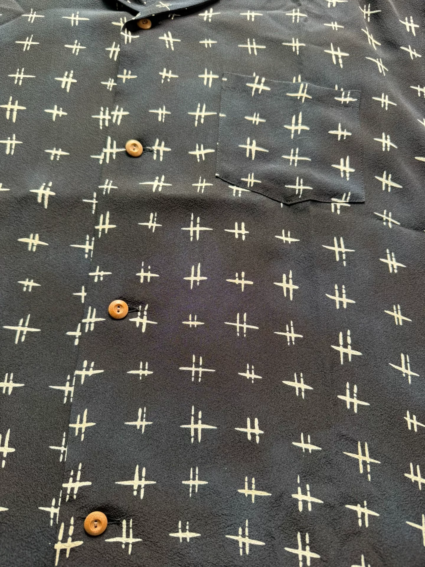 VISVIM 23SS ICT WALLIS SILK SHIRT — front