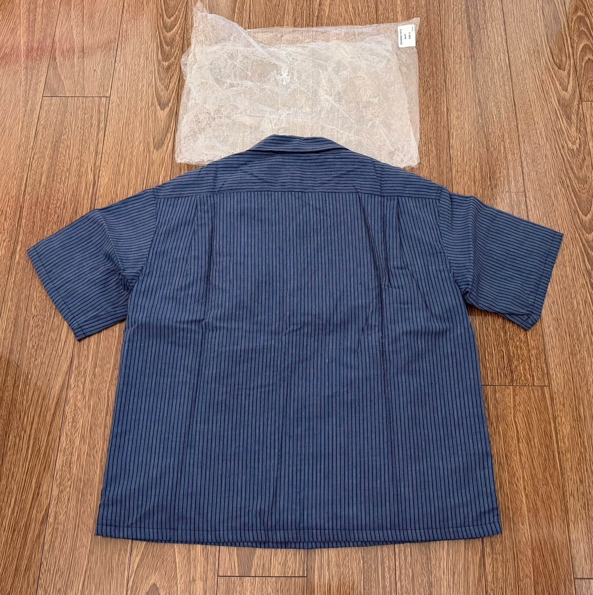 VISVIM ICT WALLIS Striped Short-Sleeve Shirt — front