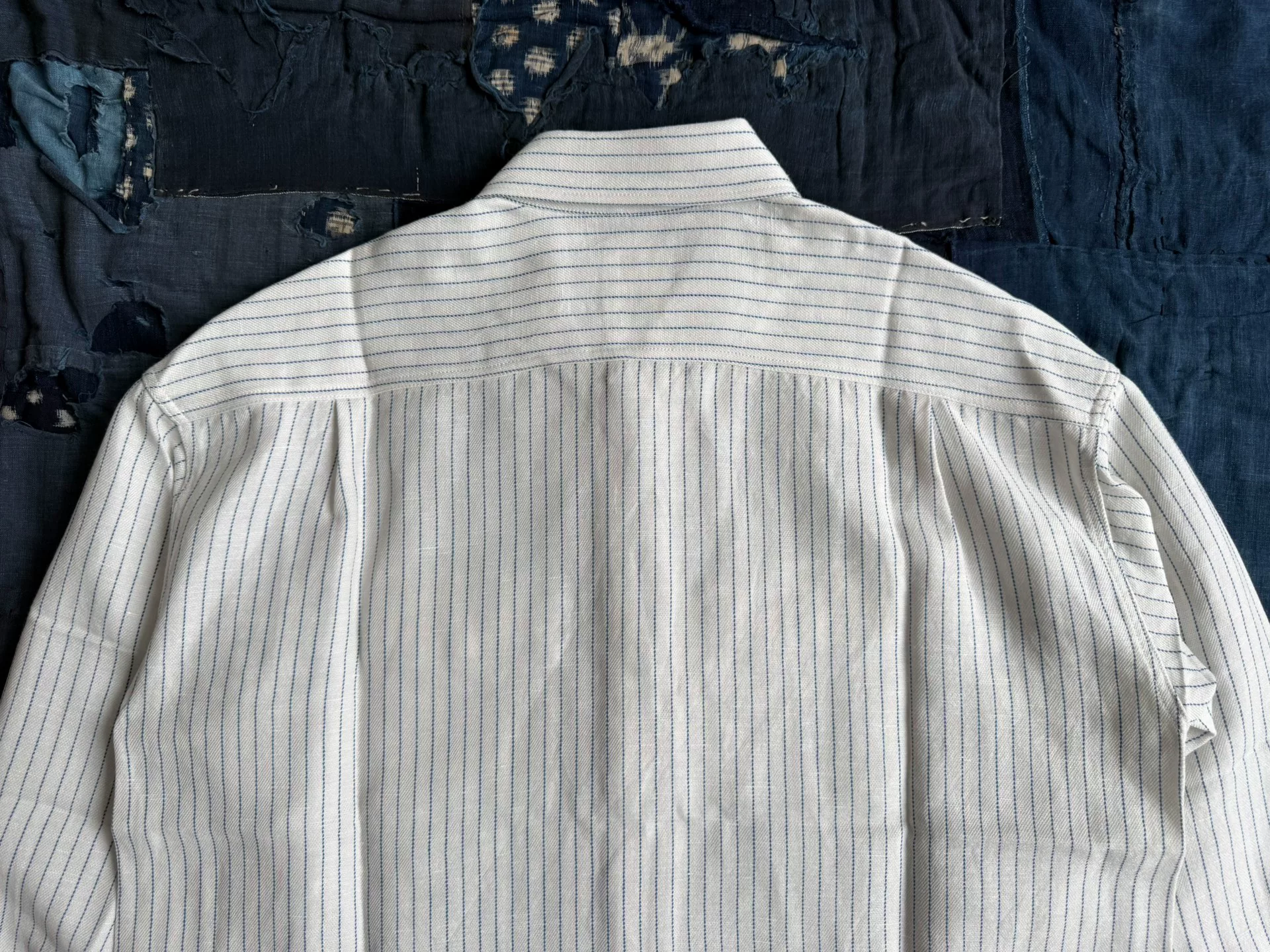 VISVIM 25AW Lumber L/S Wool Linen Shirt — back