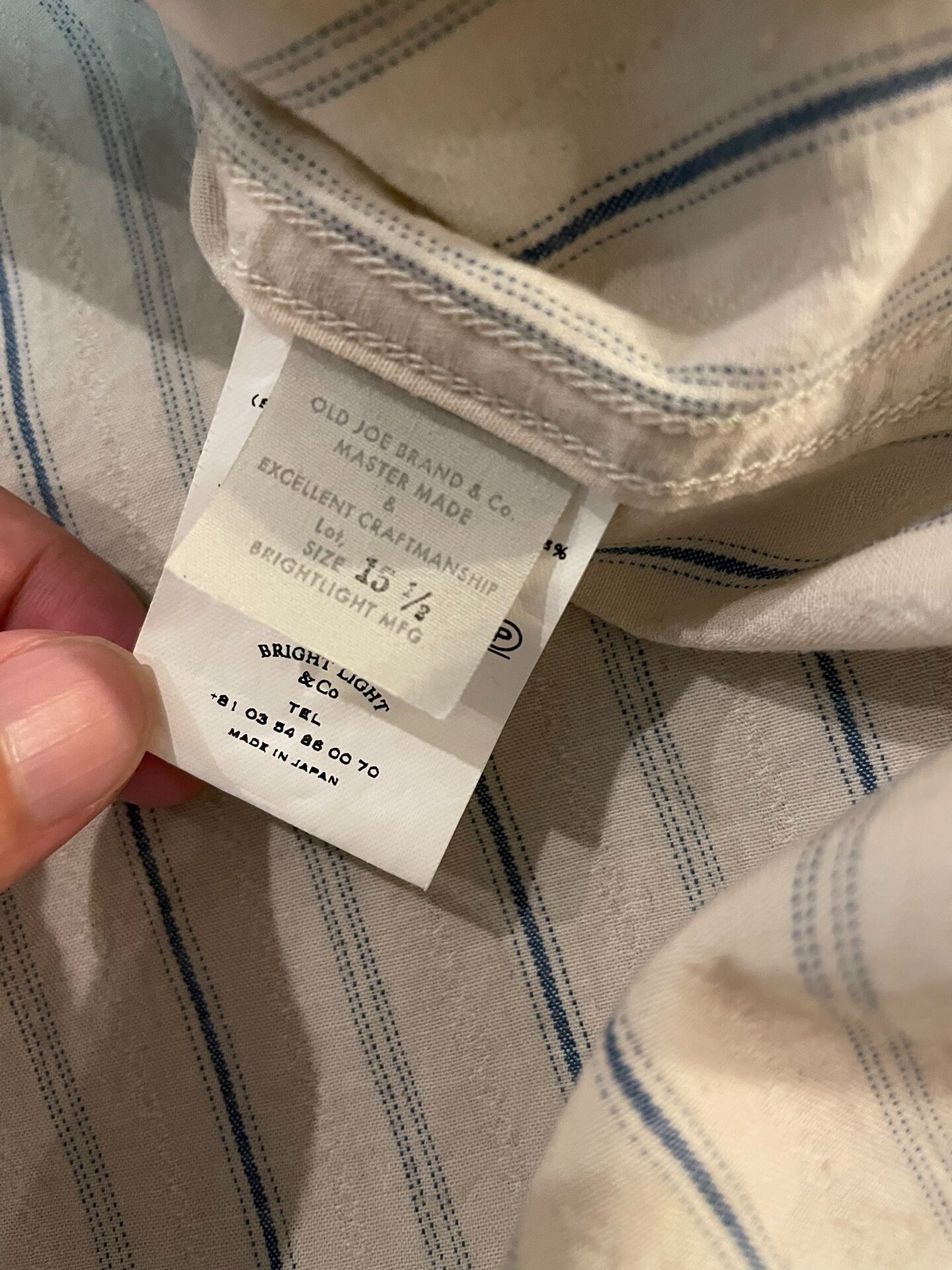 Old Joe Men's Retro Stand Collar Shirt — back