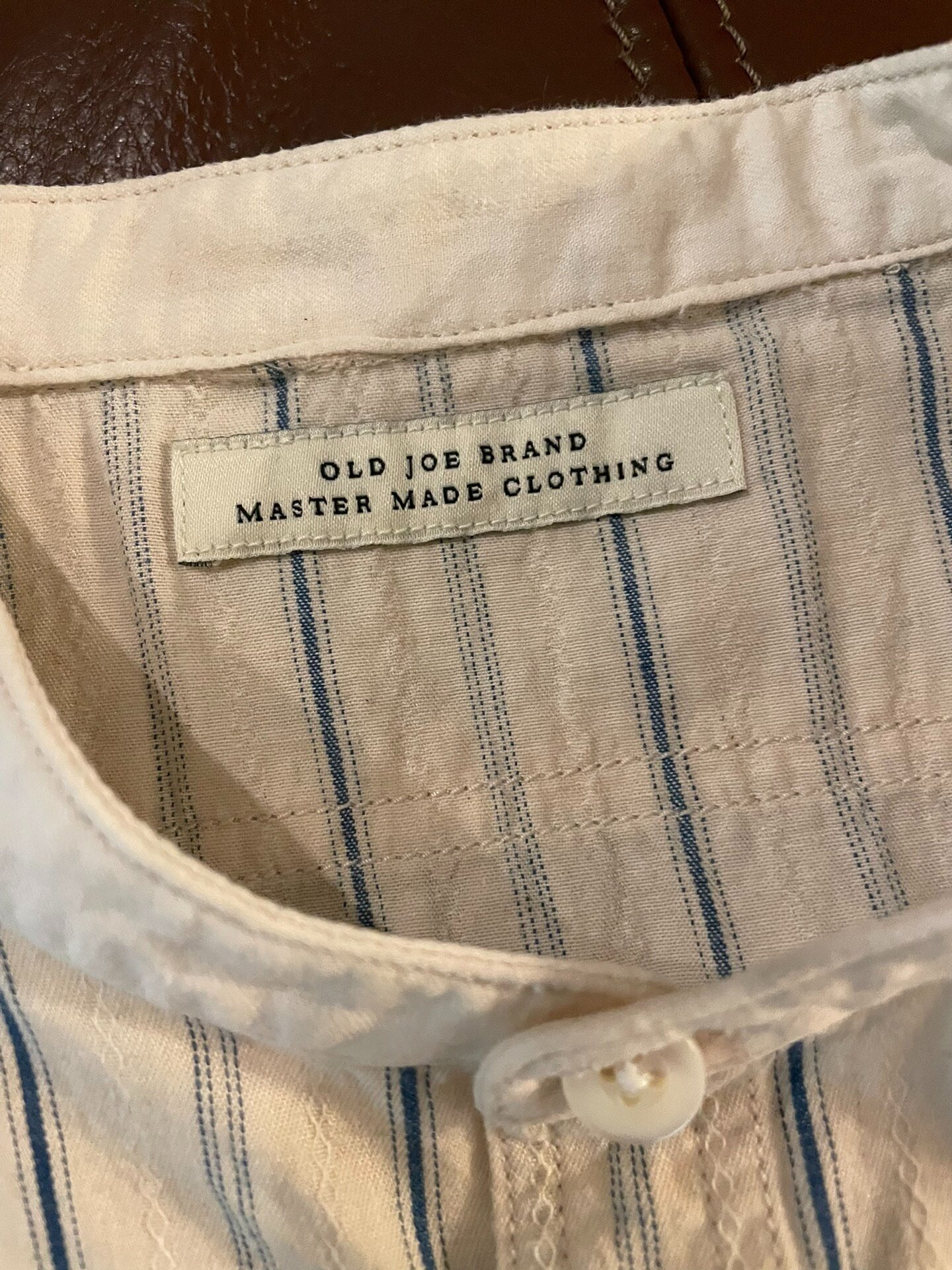 Old Joe Men's Retro Stand Collar Shirt — front