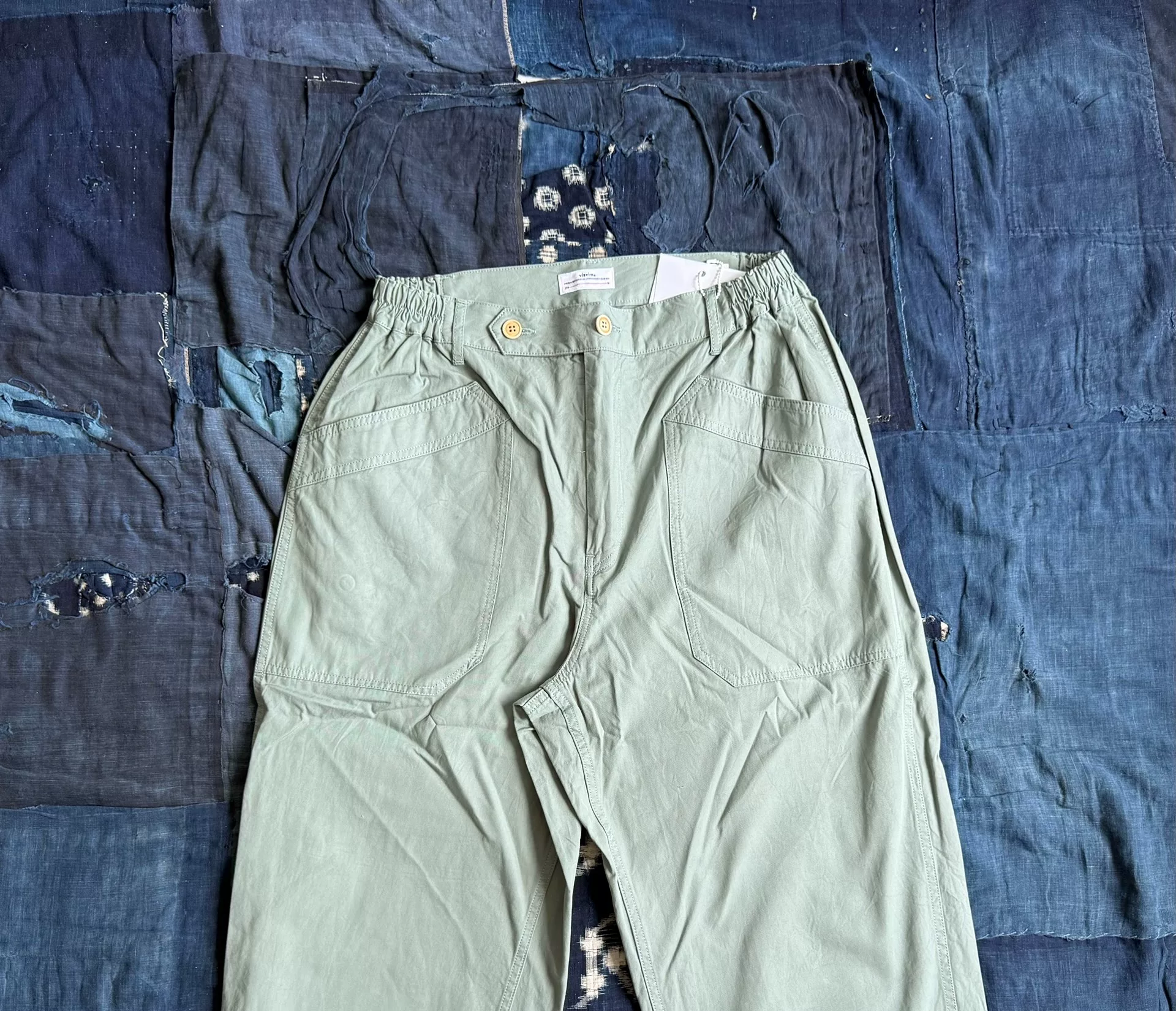 VISVIM 25AW CARROL RACING PANTS — detail