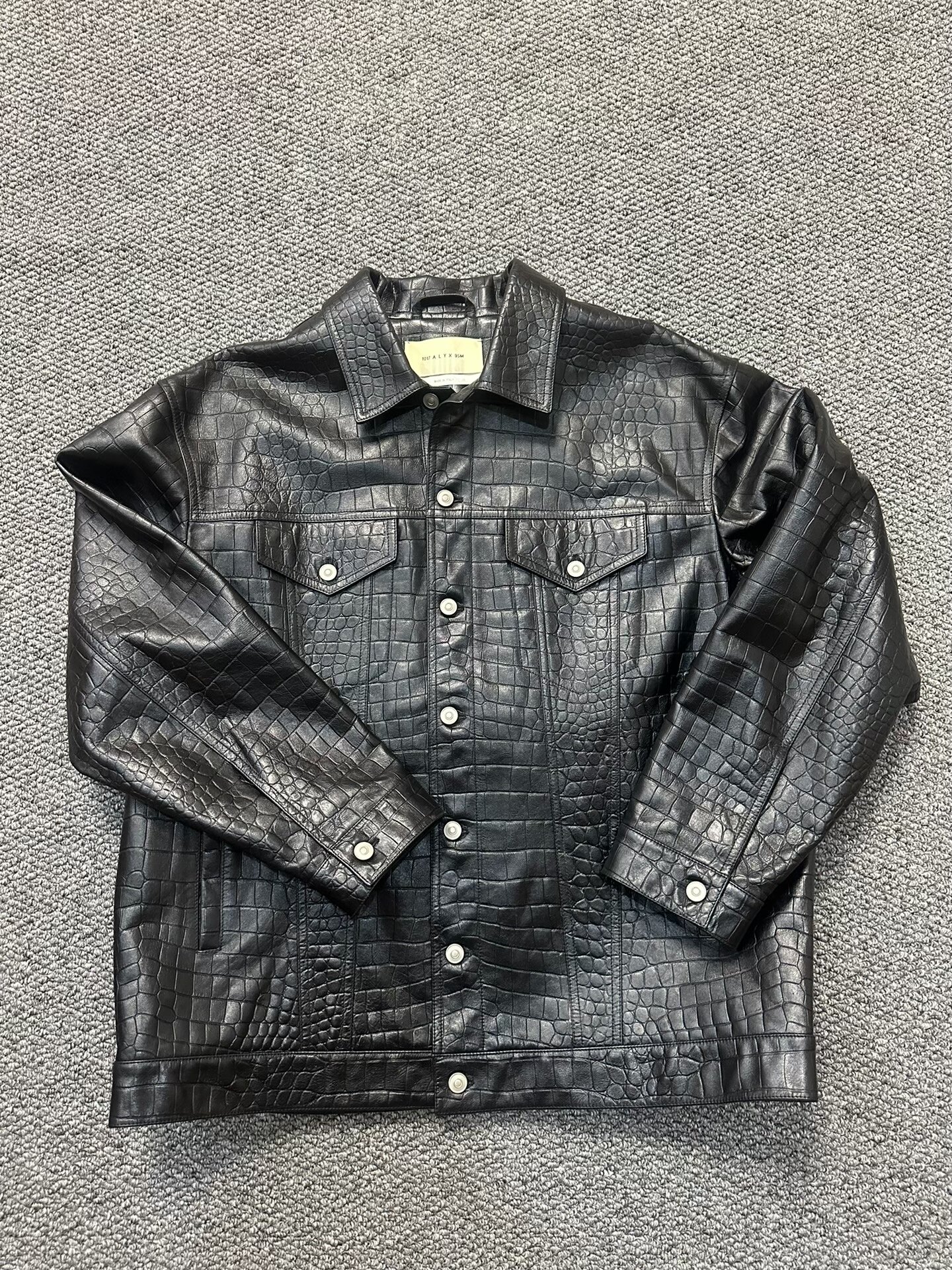 Alyx Calf Leather Oversized Jacket
