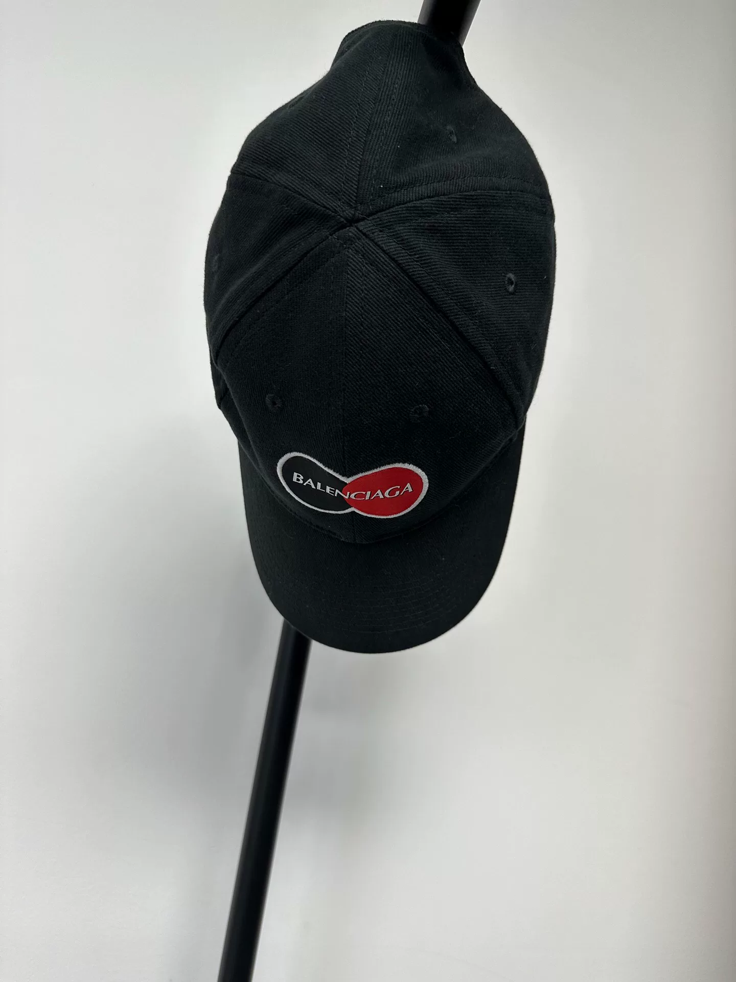 Balenciaga Black Logo Baseball Cap