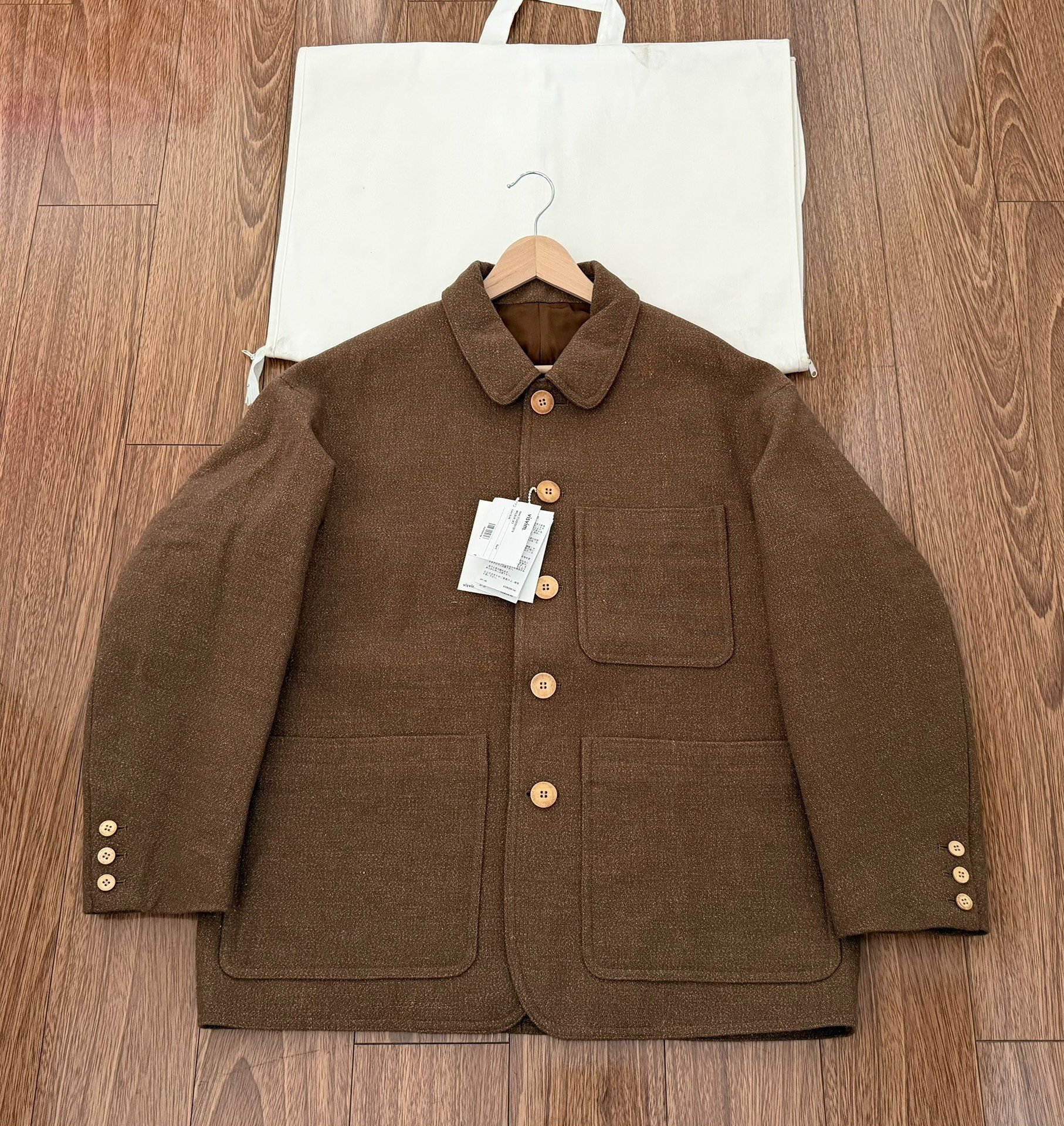 VISVIM WILBUR JKT Wool-Blend Workwear Jacket
