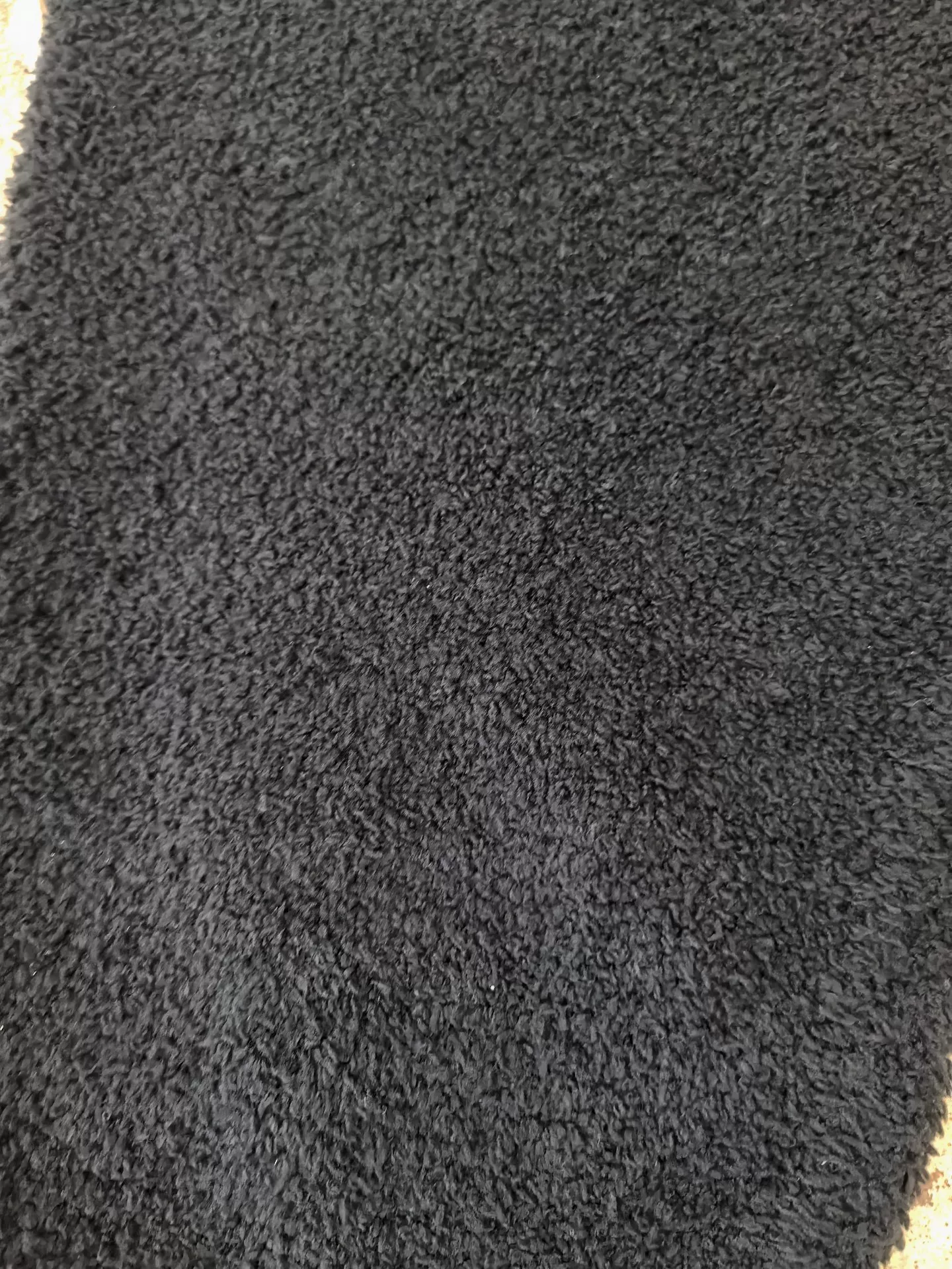 MASTERMIND WORLD Black Plush Pants — detail