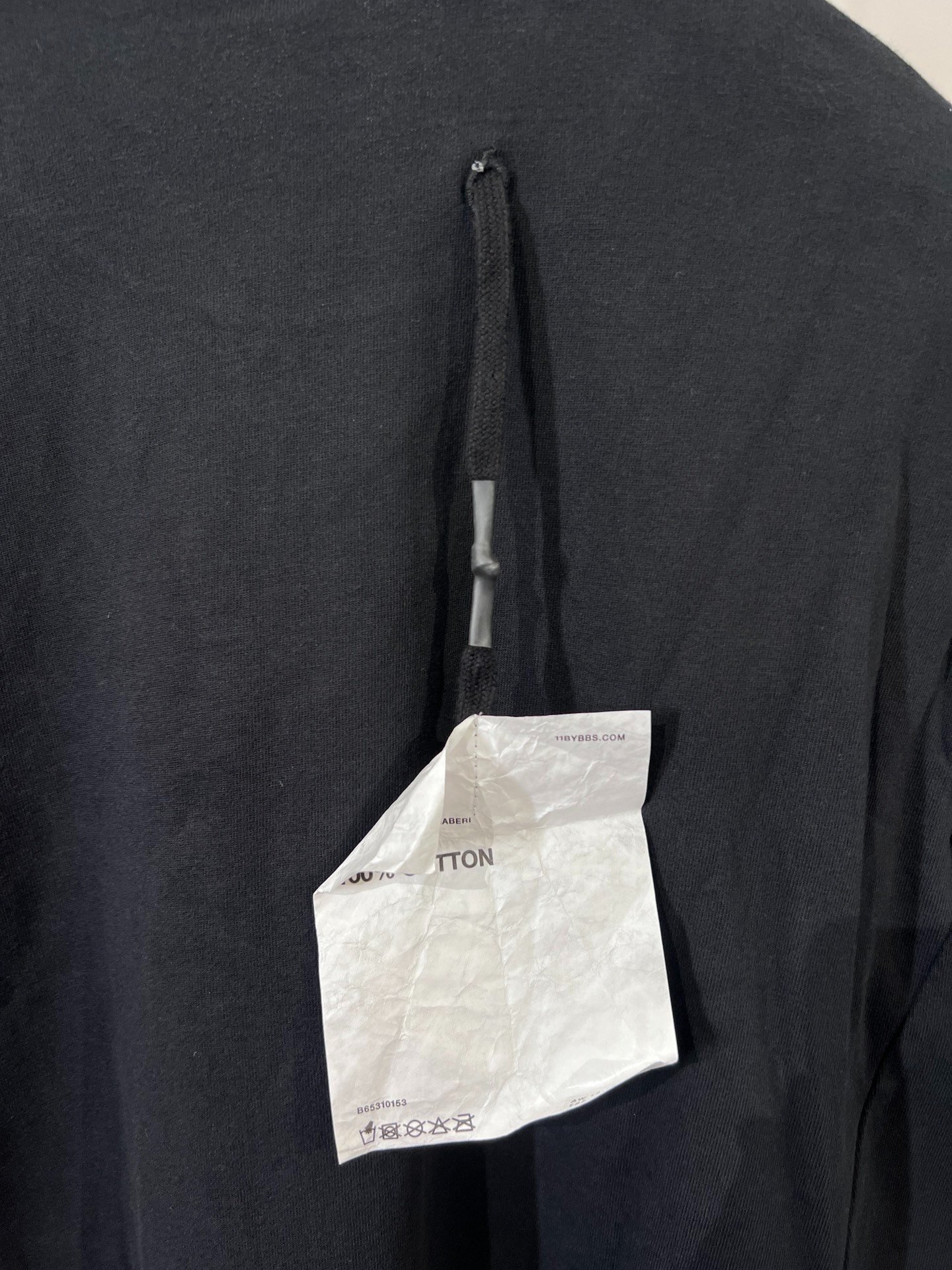 Boris Bidjan Saberi 11by bbs TS5F T-shirt — label