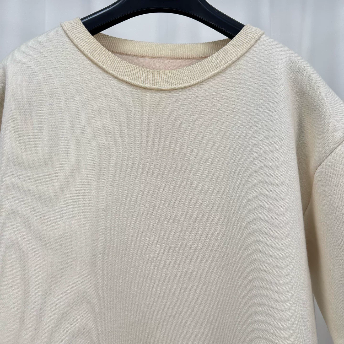 Louis Vuitton Cream Embossed Pocket Knit Top — detail