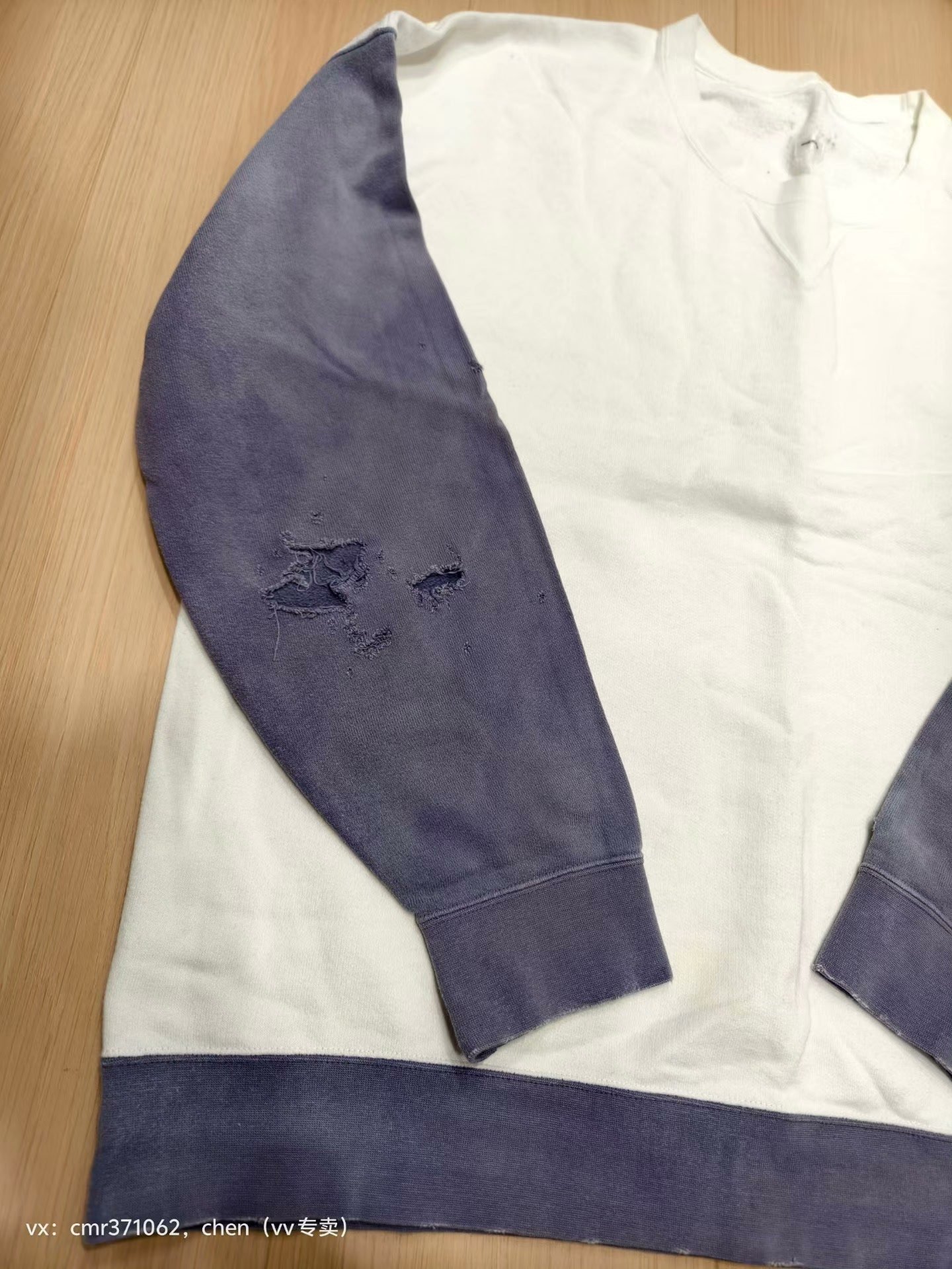 visvim 20SS Jumbo Sweat Crash — front