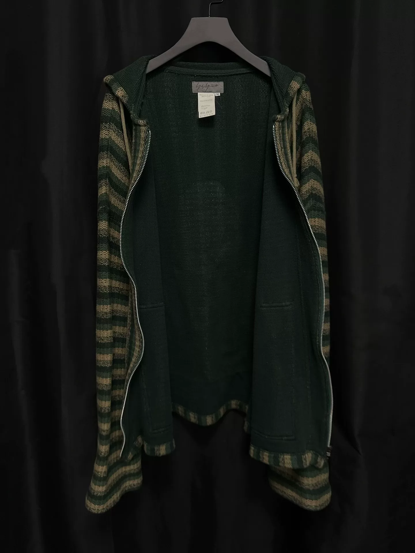 Yohji Yamamoto 98SS Runway Knit Sweatshirt — detail