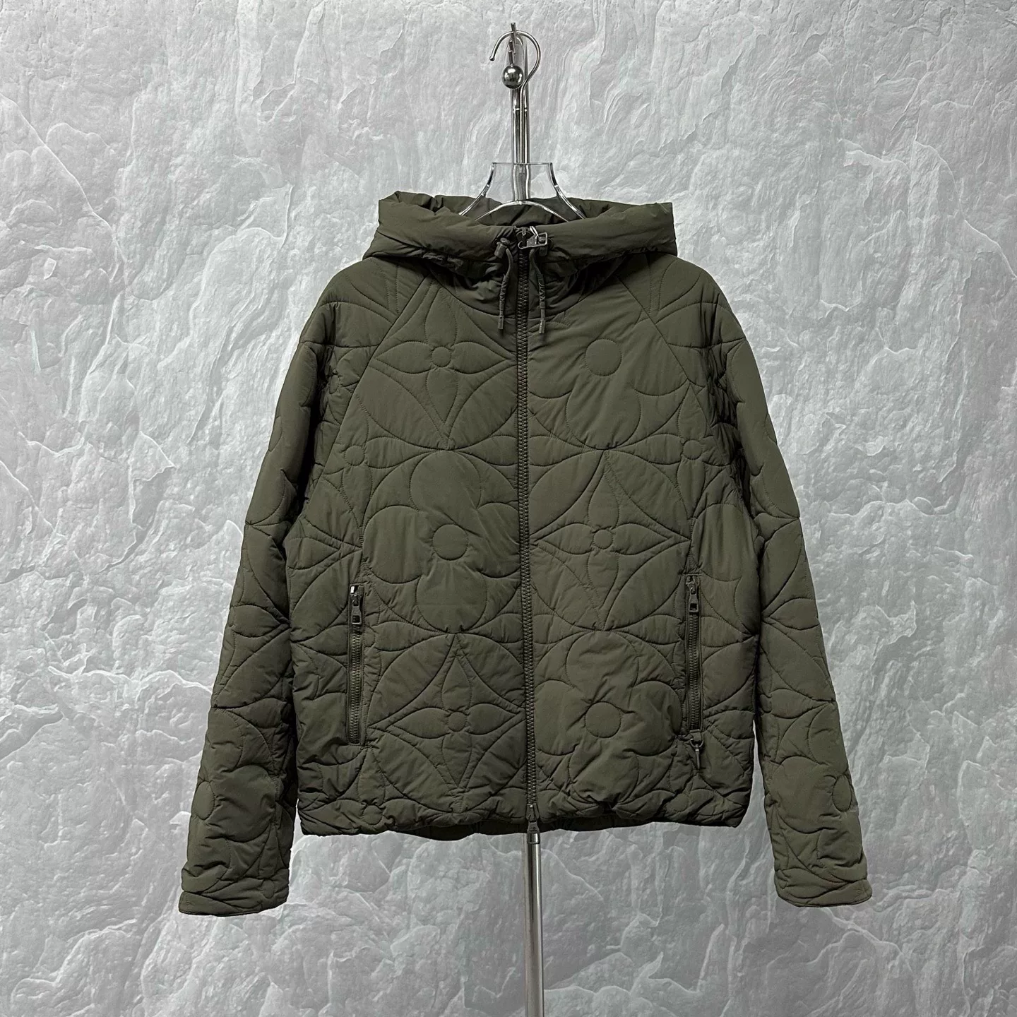 Louis Vuitton Quilted Hooded Jacket
