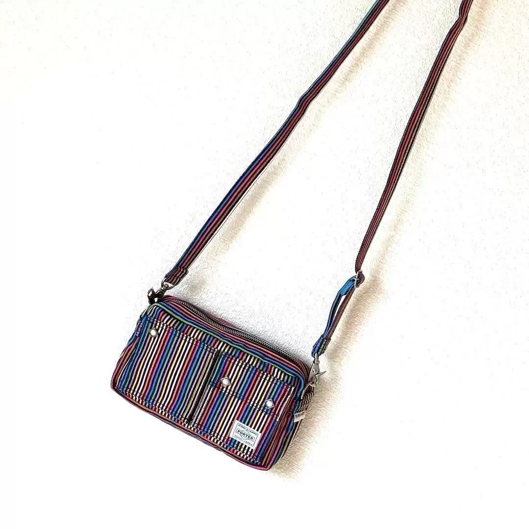 POTER × SLAP SHOT Rainbow Stripe Crossbody