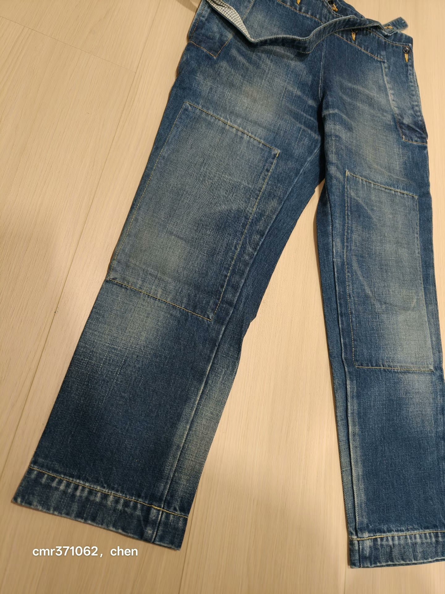 visvim 14ss seabee pants dmgd — detail