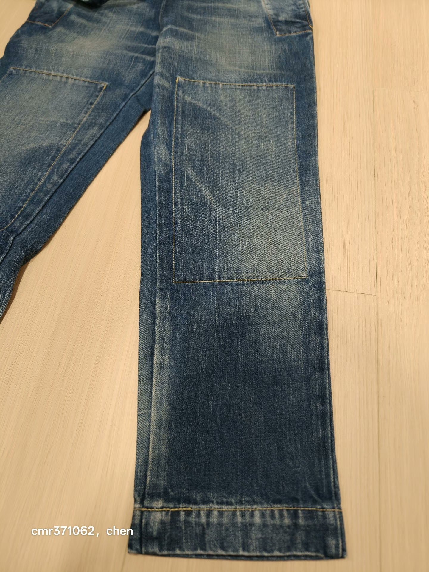 visvim 14ss seabee pants dmgd — front