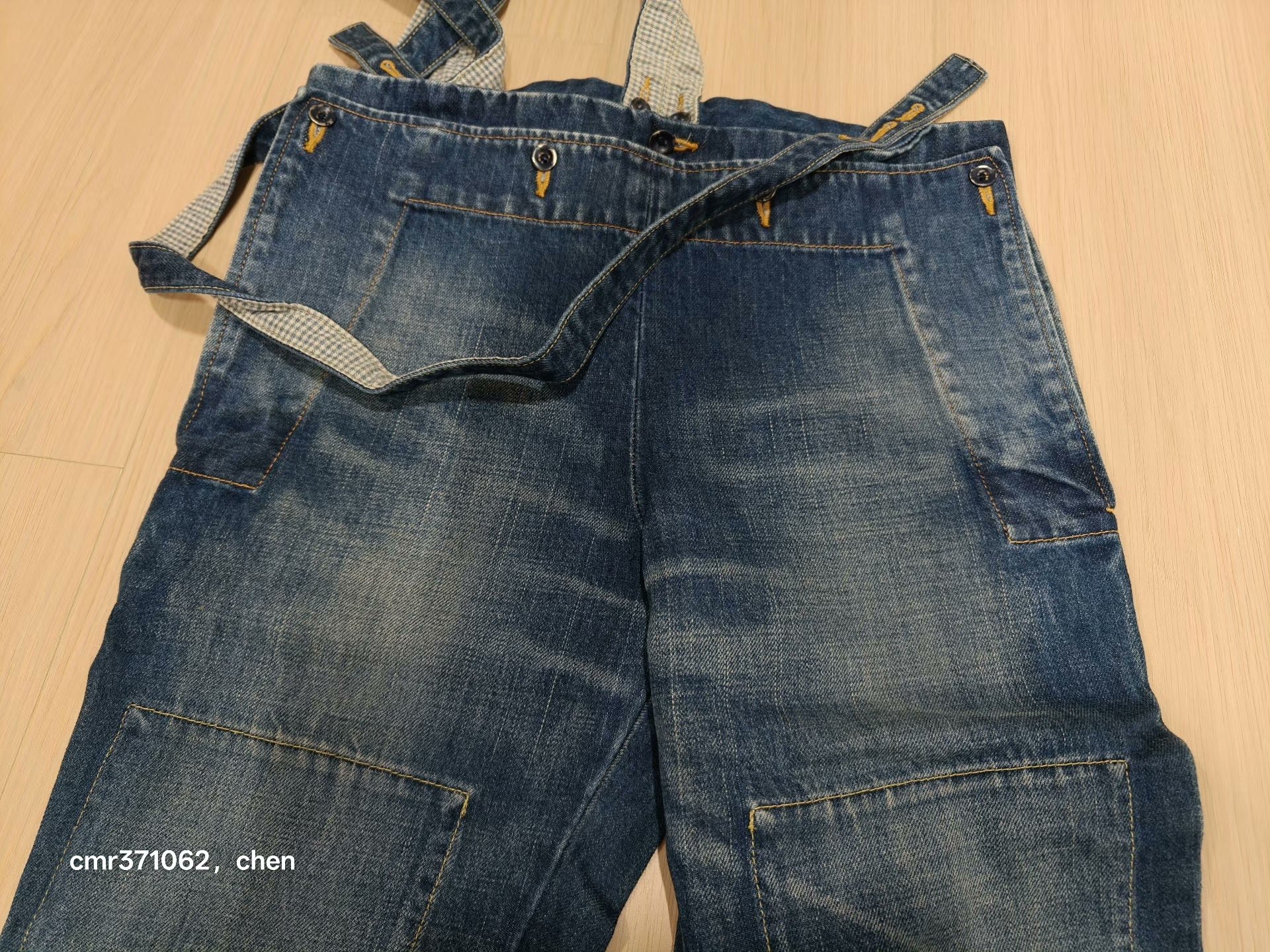 visvim 14ss seabee pants dmgd — back