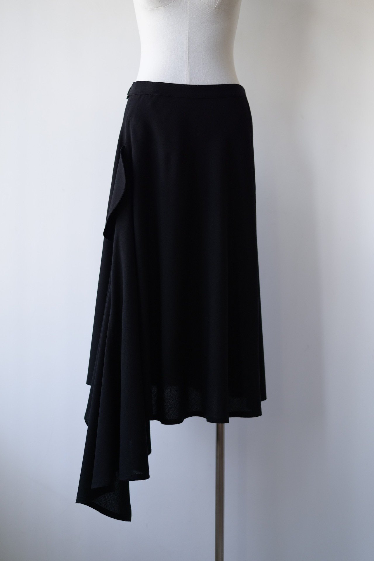 Yohji Yamamoto 21SS Asymmetric Skirt — front