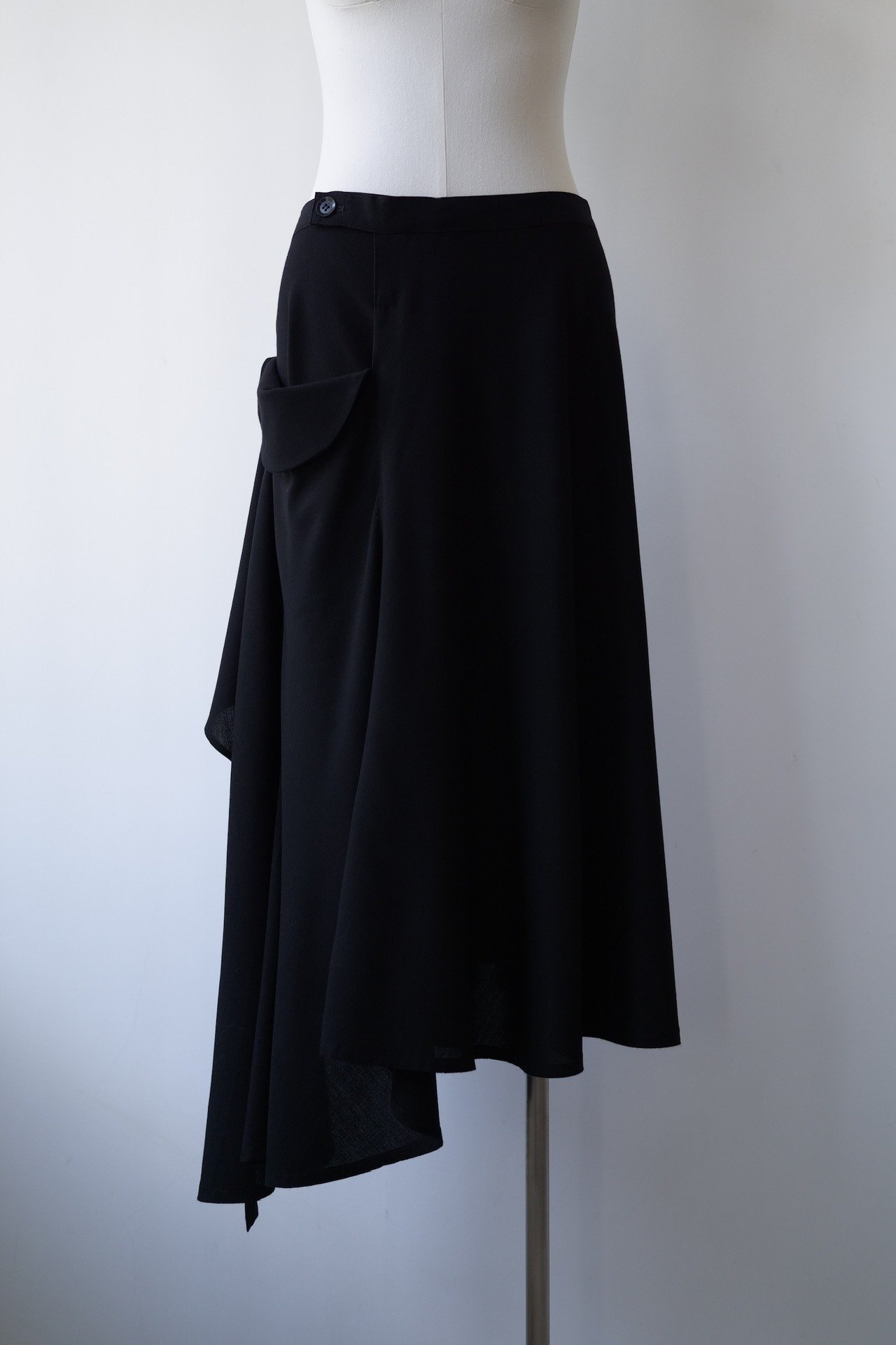 Yohji Yamamoto 21SS Asymmetric Skirt