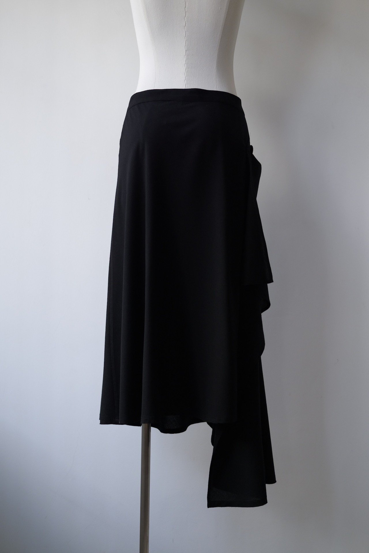 Yohji Yamamoto 21SS Asymmetric Skirt — detail