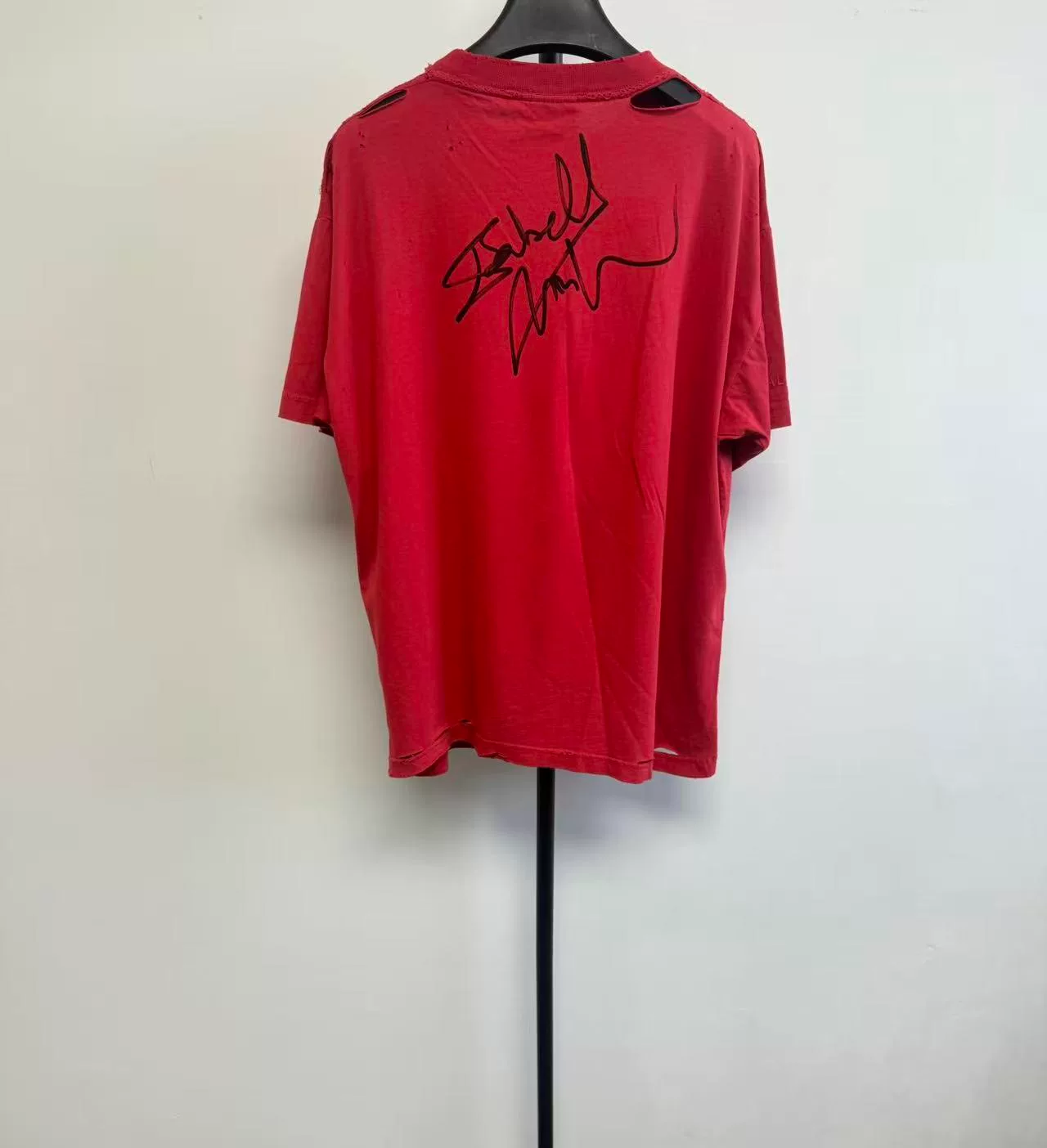 Balenciaga Printed Crew Neck T-Shirt — front