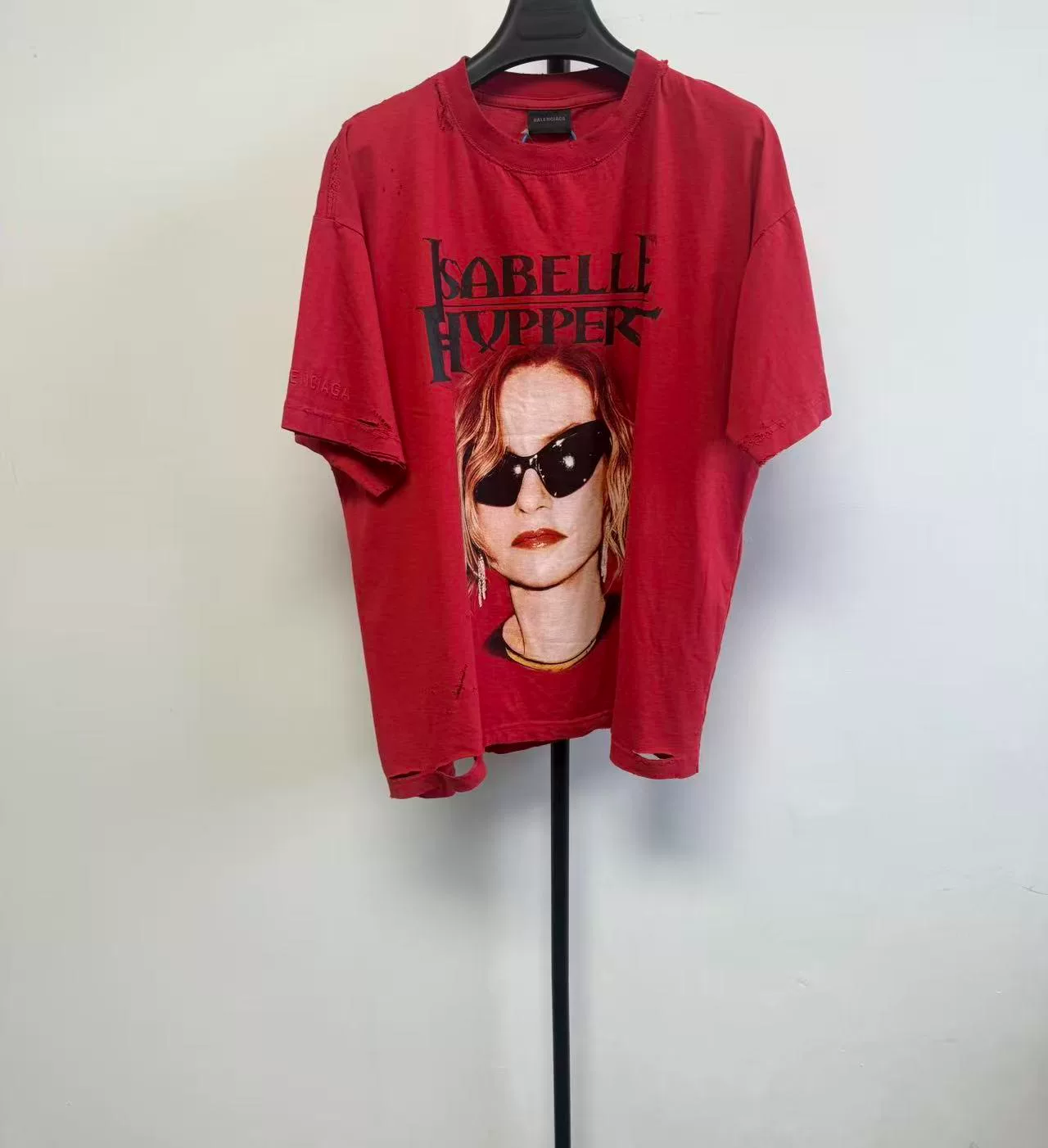 Balenciaga Printed Crew Neck T-Shirt