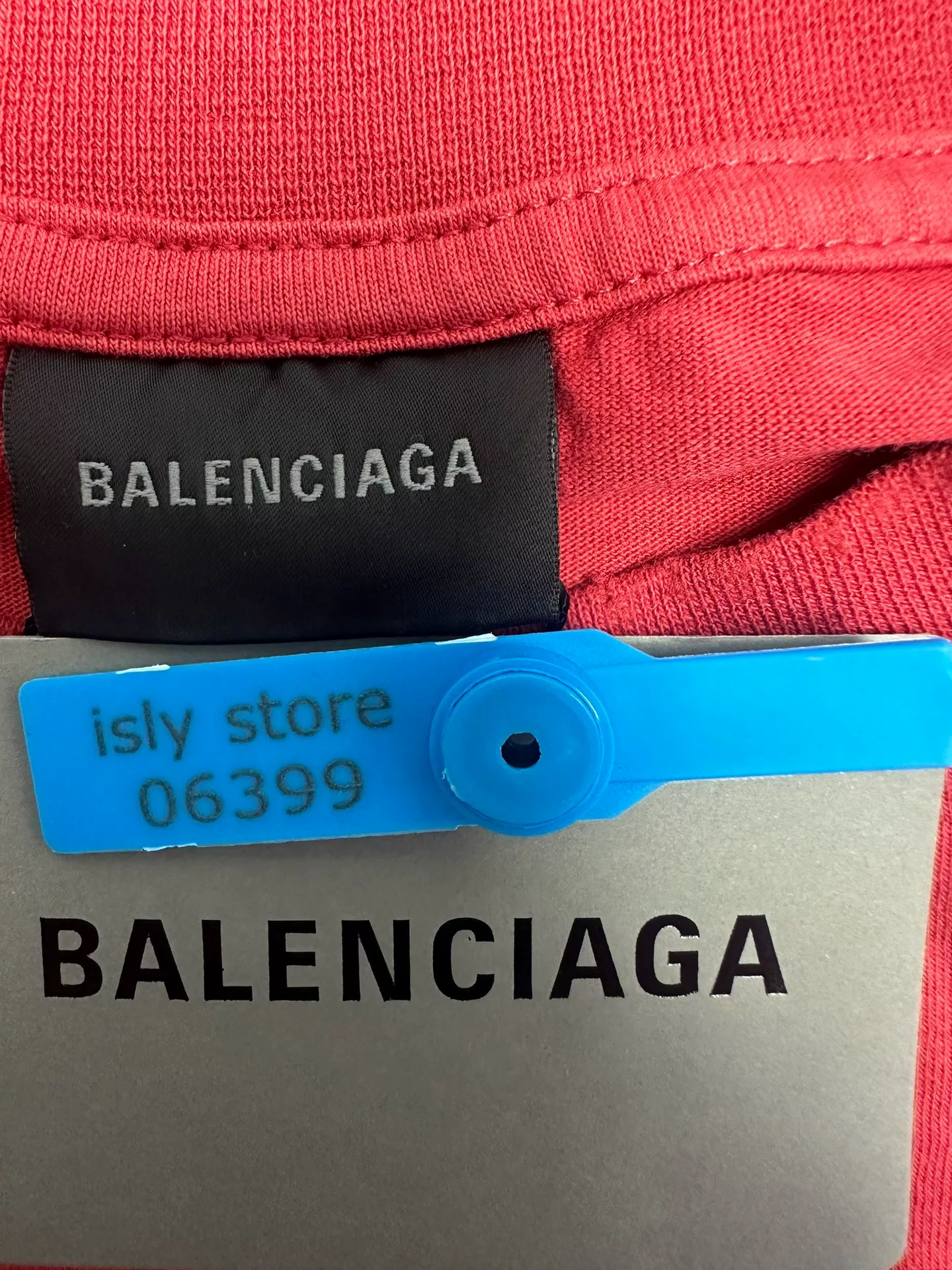 Balenciaga Printed Crew Neck T-Shirt — back