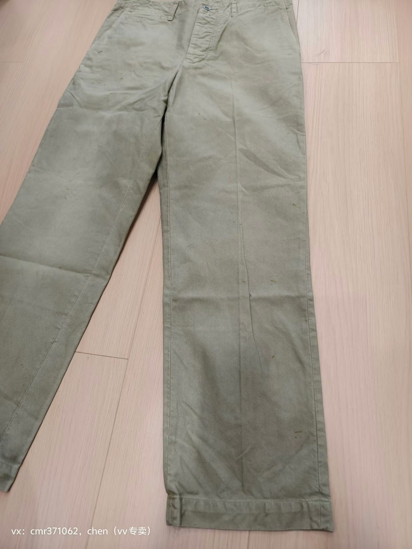 Visvim 22AW Field Chino Pants Dmgd — back