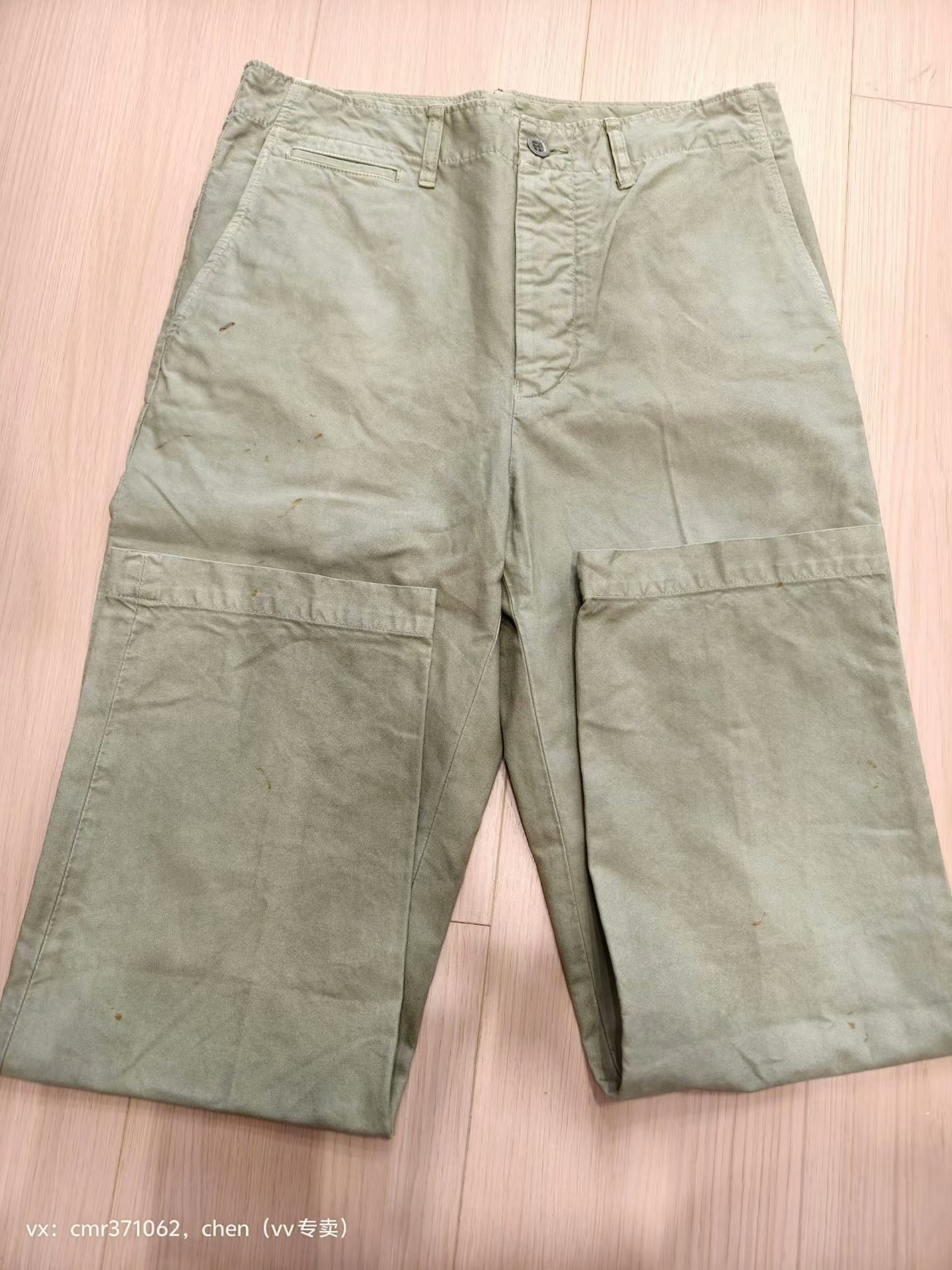 Visvim 22AW Field Chino Pants Dmgd — label