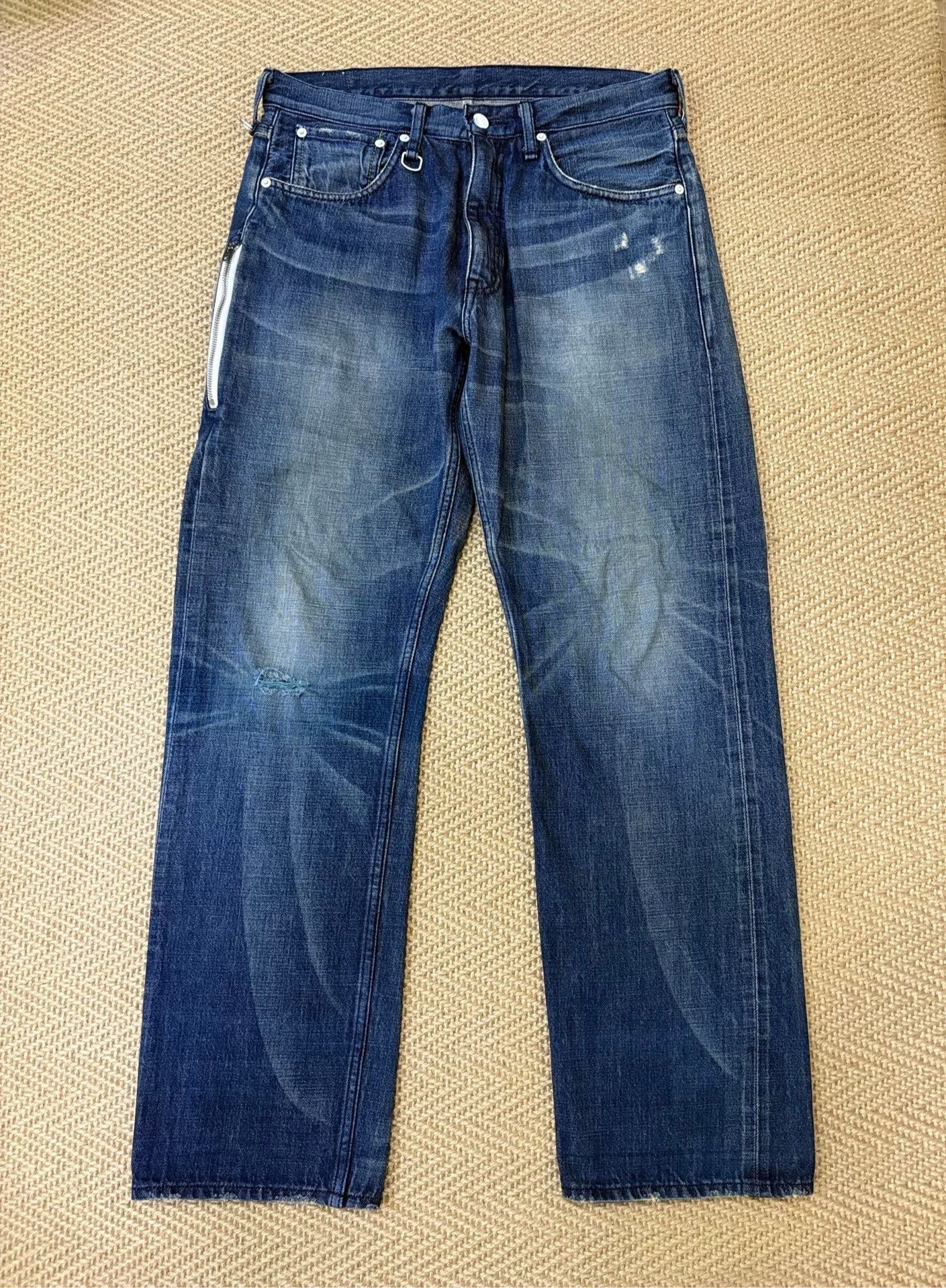 Levi's Fenom 207 White Button Washed Jeans