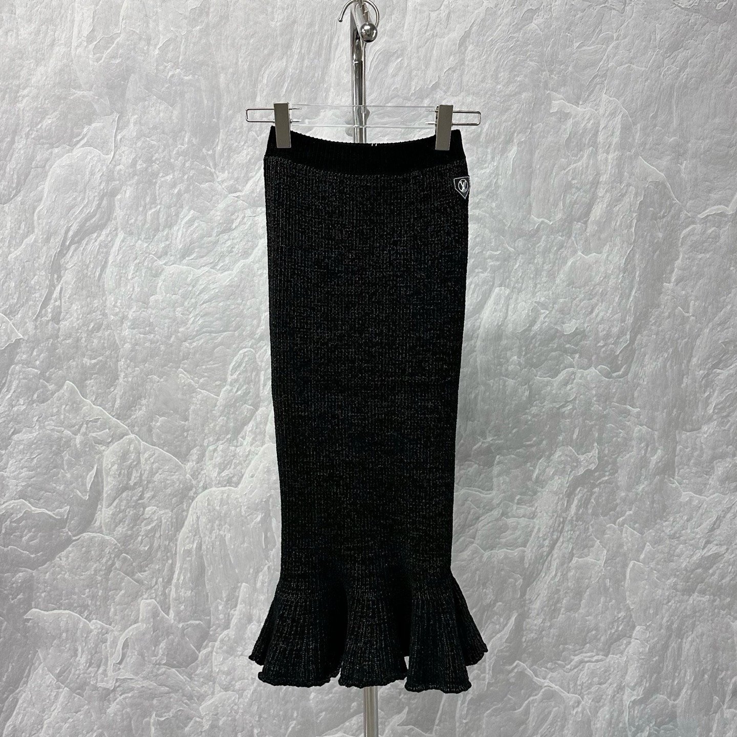 Louis Vuitton XS Knit Mermaid Long Dress — front