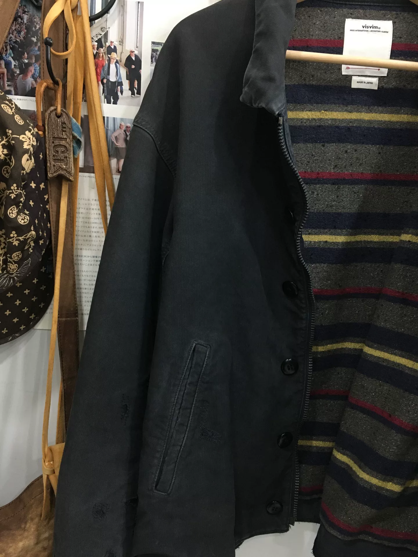 visvim 17AW Deckhand N-1D Jacket — label