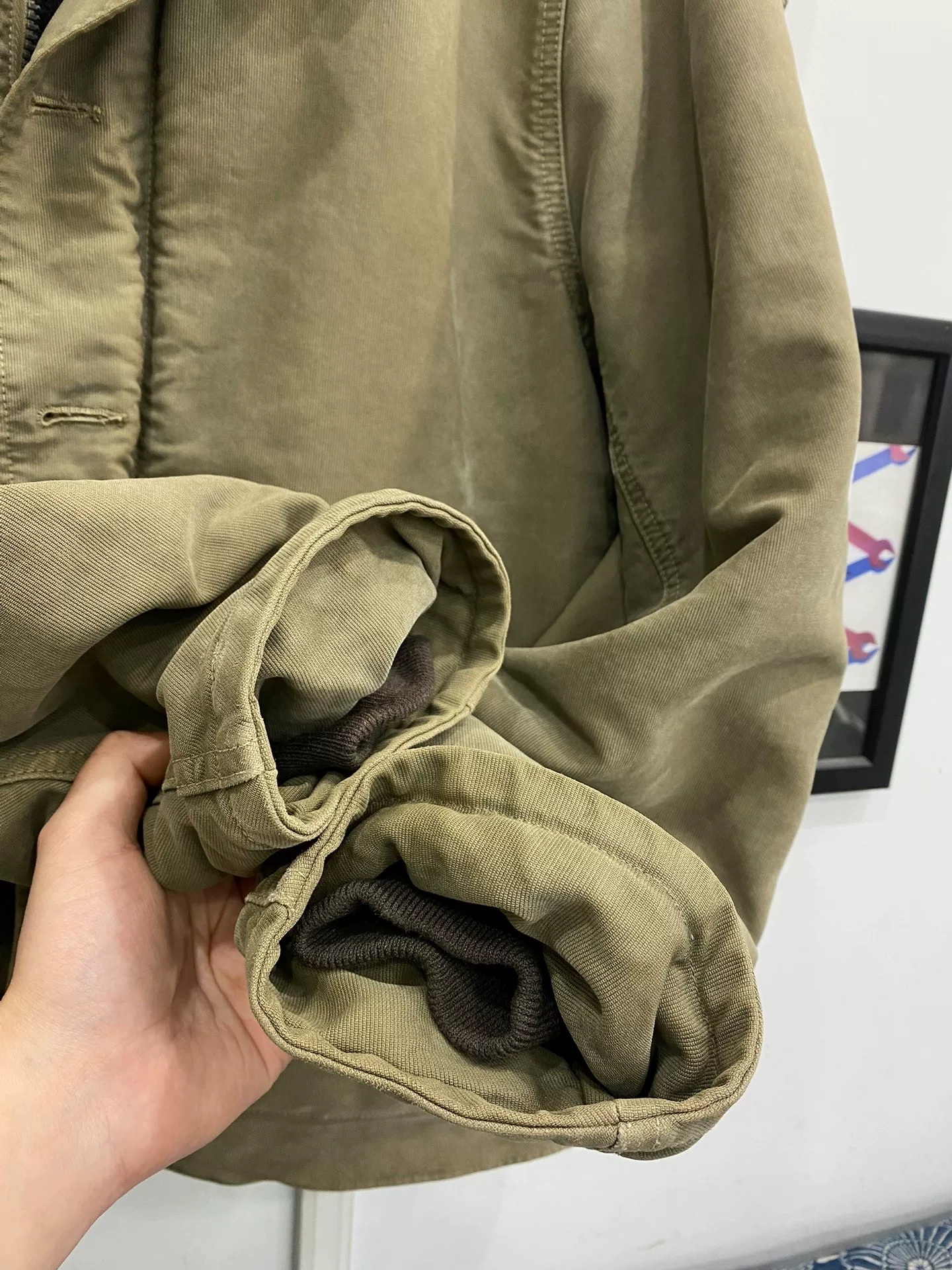 visvim 17AW Deckhand N-1D Jacket — detail