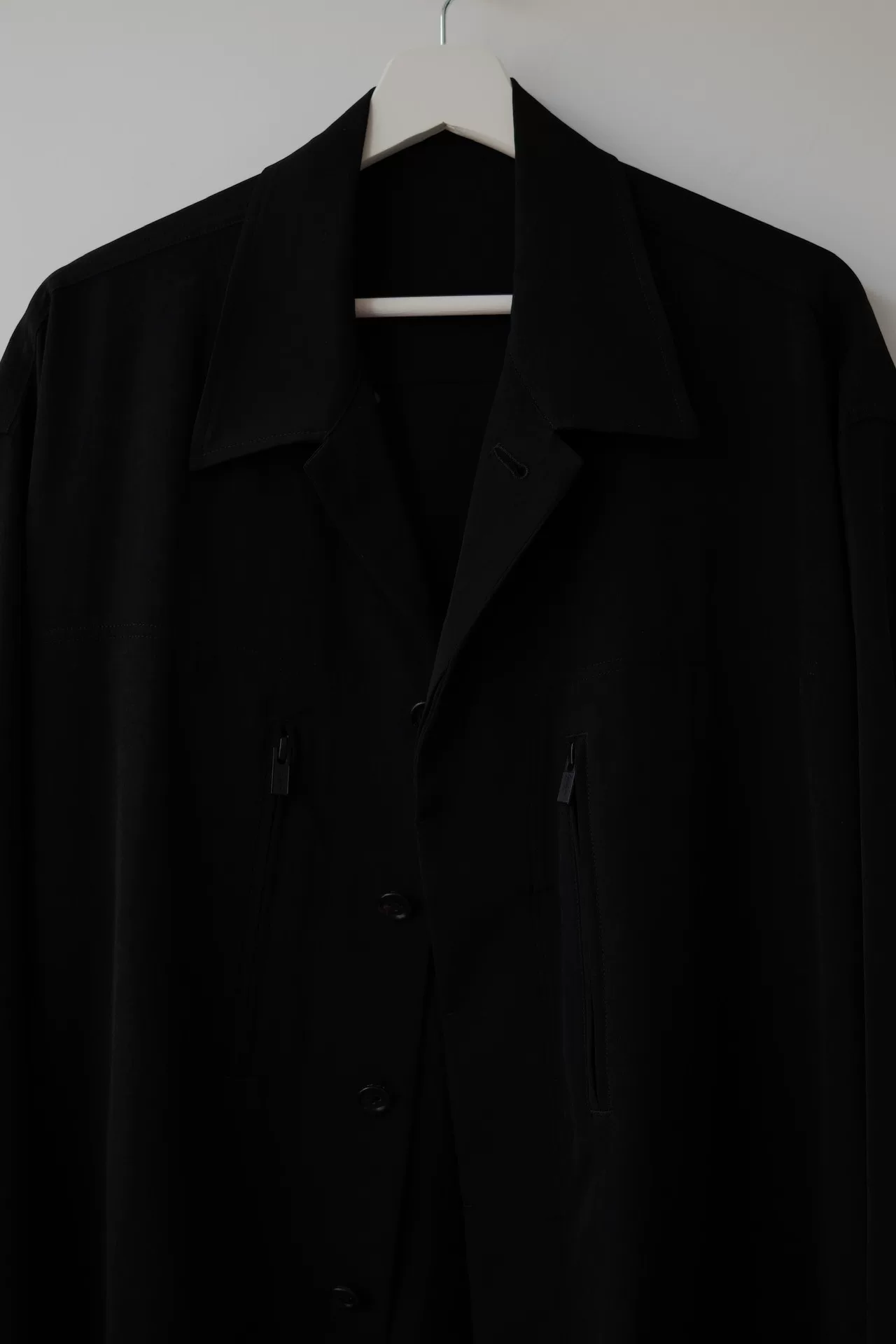 Yohji Yamamoto 23SS Black Jacket — front